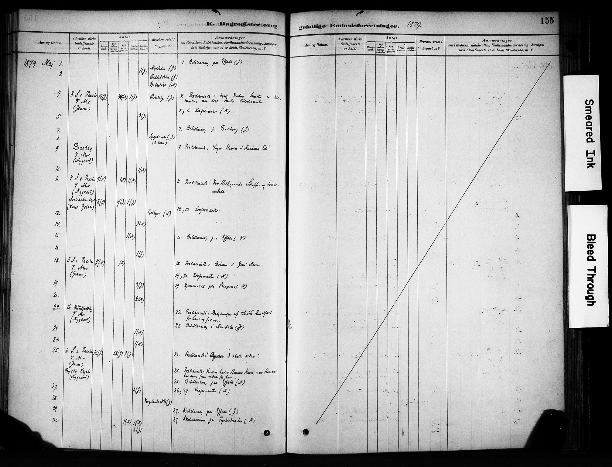 Vestre Aker prestekontor Kirkebøker, AV/SAO-A-10025/F/Fa/L0009: Ministerialbok nr. 9, 1878-1967, s. 155