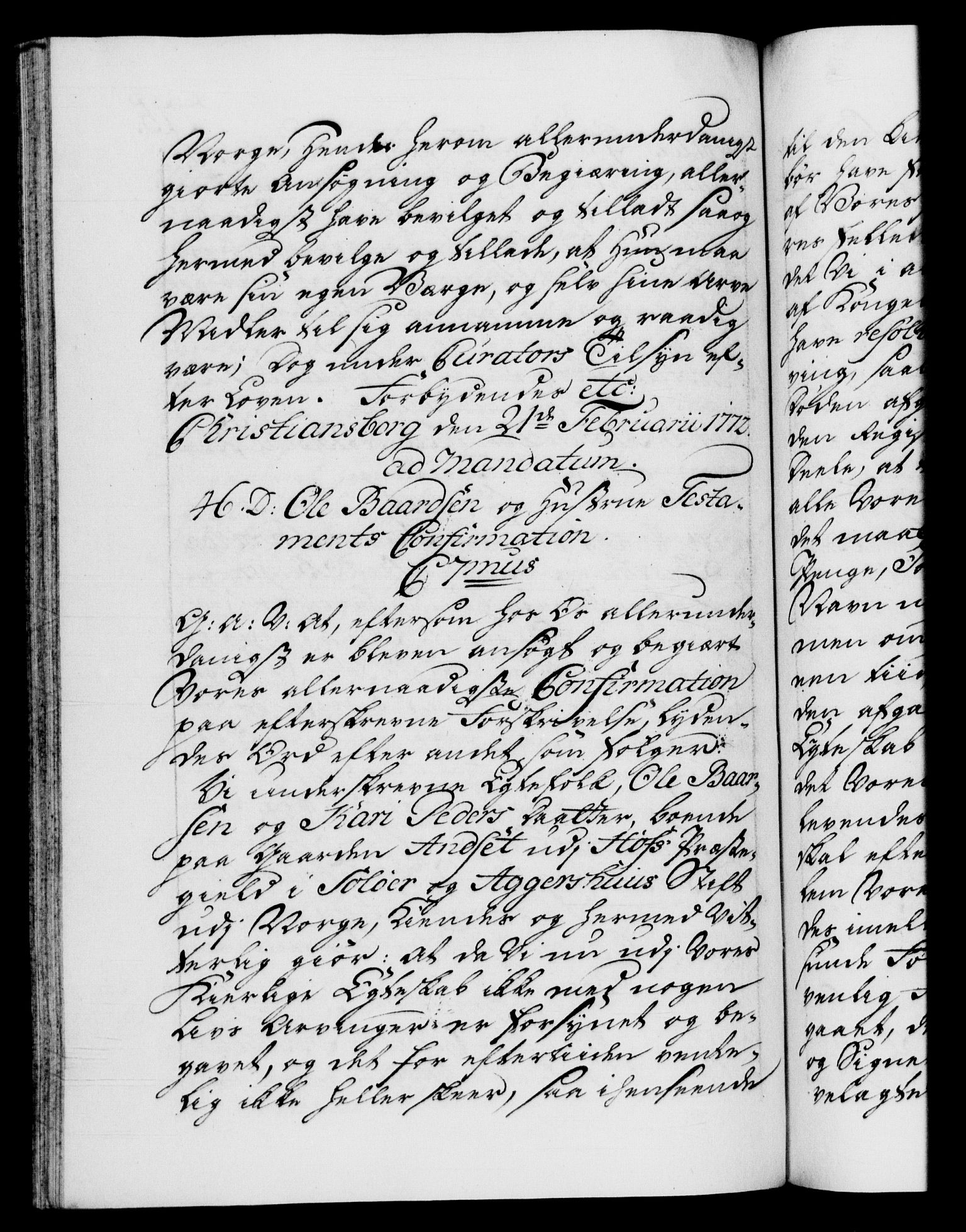 Danske Kanselli 1572-1799, RA/EA-3023/F/Fc/Fca/Fcaa/L0045: Norske registre "Norske eller 3. dept.s åpne brev, 1771-1773, s. 225b