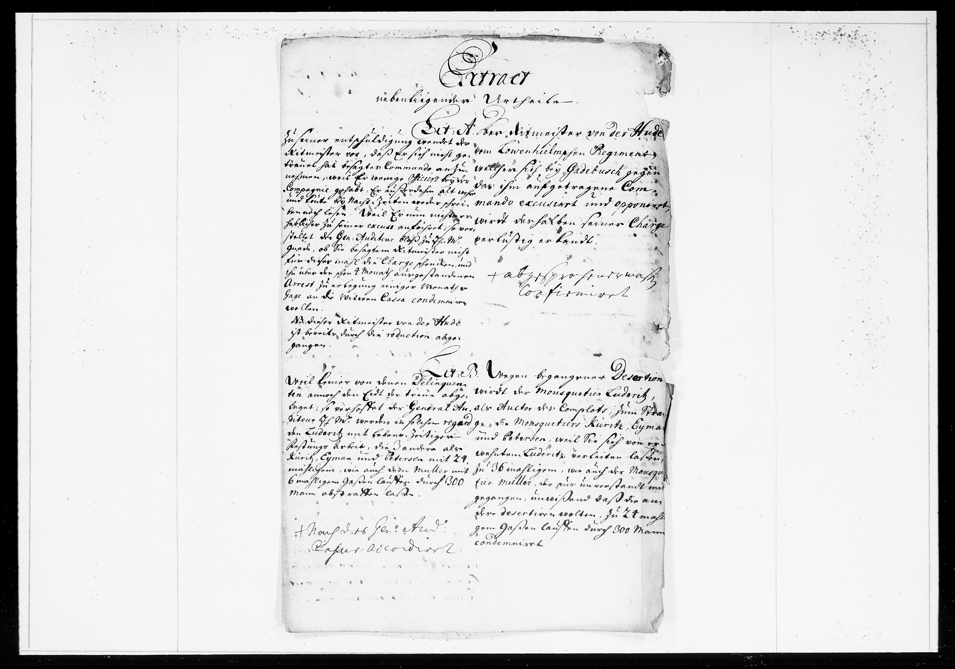 Krigskollegiet, Krigskancelliet, DRA/A-0006/-/0994-1002: Refererede sager, 1713, s. 178