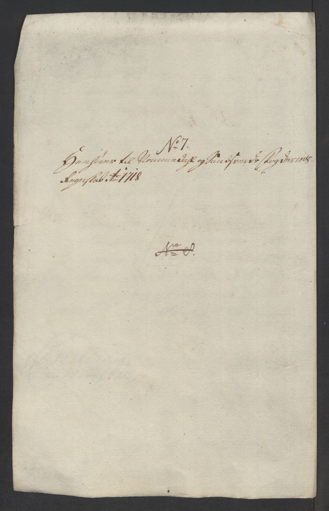 Rentekammeret inntil 1814, Reviderte regnskaper, Fogderegnskap, RA/EA-4092/R24/L1594: Fogderegnskap Numedal og Sandsvær, 1718, s. 219