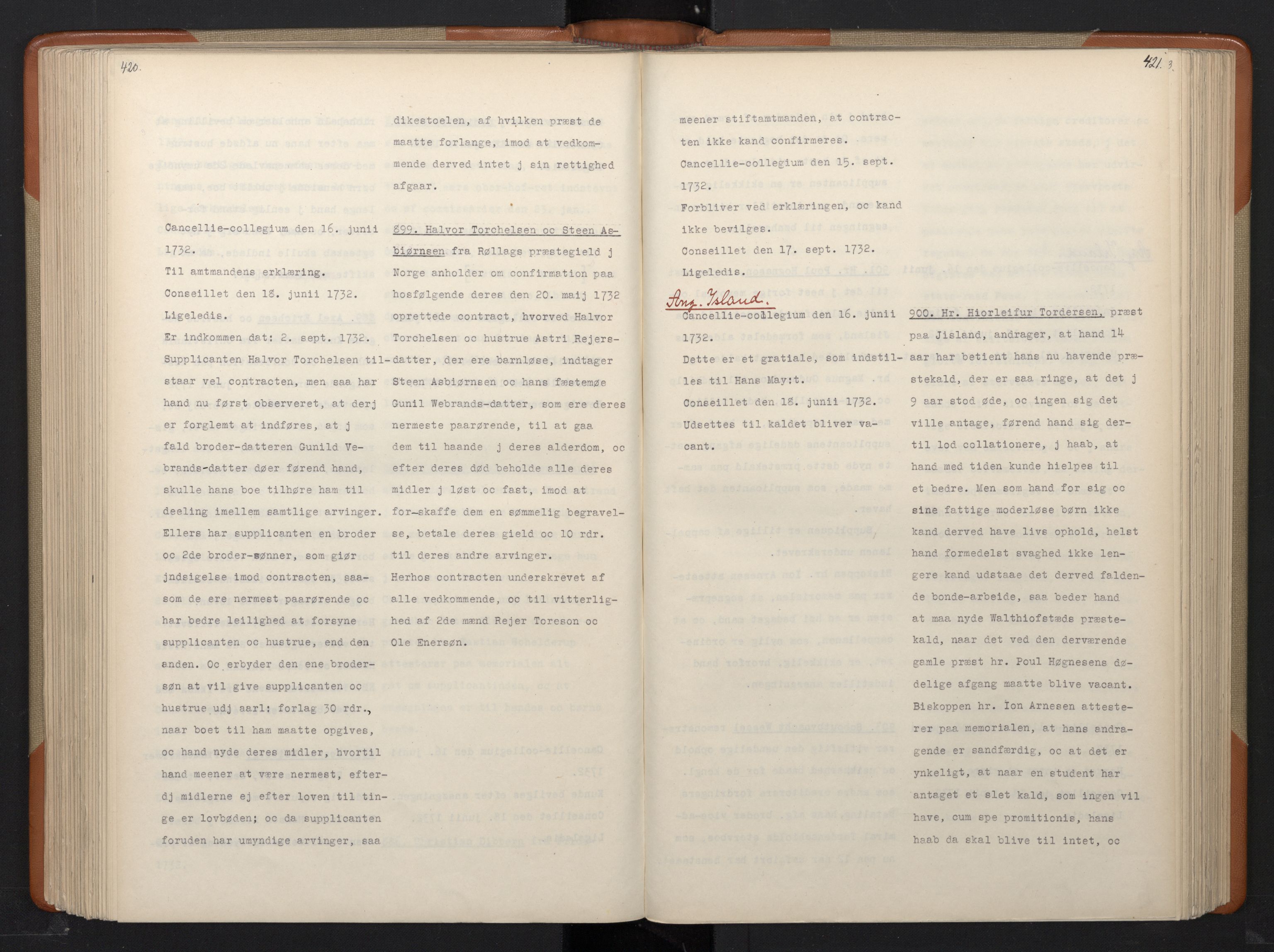 Avskriftsamlingen, RA/EA-4022/F/Fa/L0095: Supplikker, 1732, s. 215