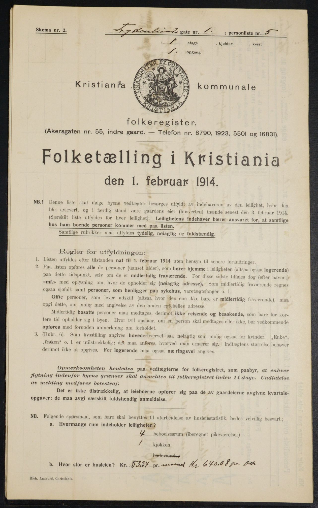 OBA, Kommunal folketelling 1.2.1914 for Kristiania, 1914, s. 28175