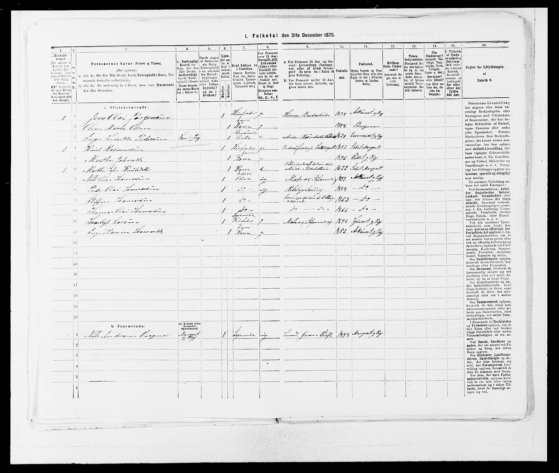 SAB, Folketelling 1875 for 1247P Askøy prestegjeld, 1875, s. 785