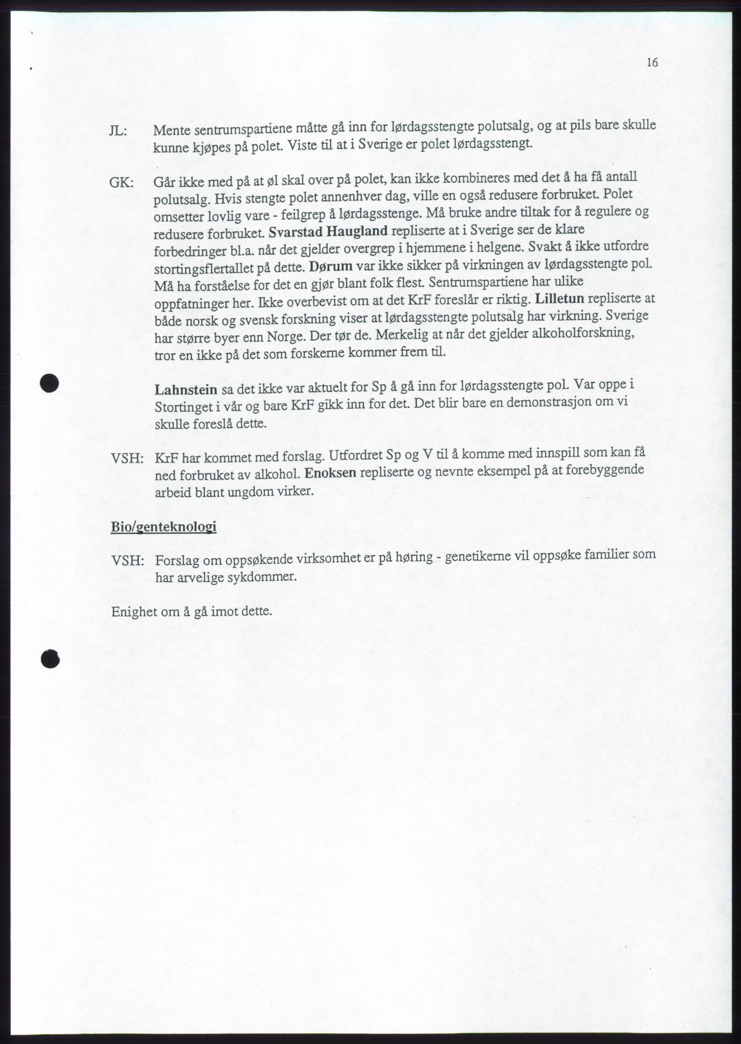 Forhandlingene mellom Kristelig Folkeparti, Senterpartiet og Venstre om dannelse av regjering, RA/PA-1073/A/L0001: Forhandlingsprotokoller, 1997, s. 81