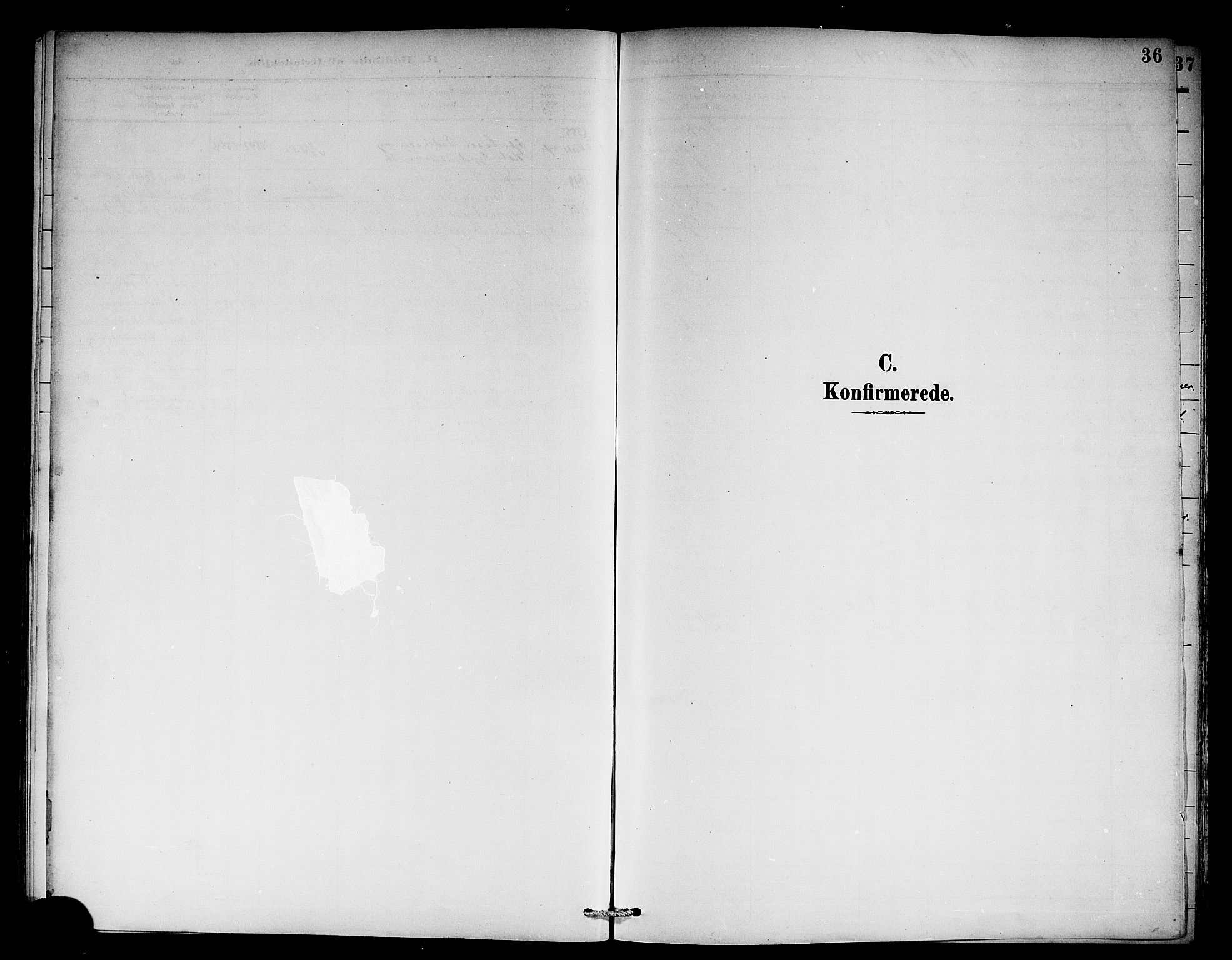 Vik sokneprestembete, SAB/A-81501: Klokkerbok nr. B 3, 1894-1912, s. 36