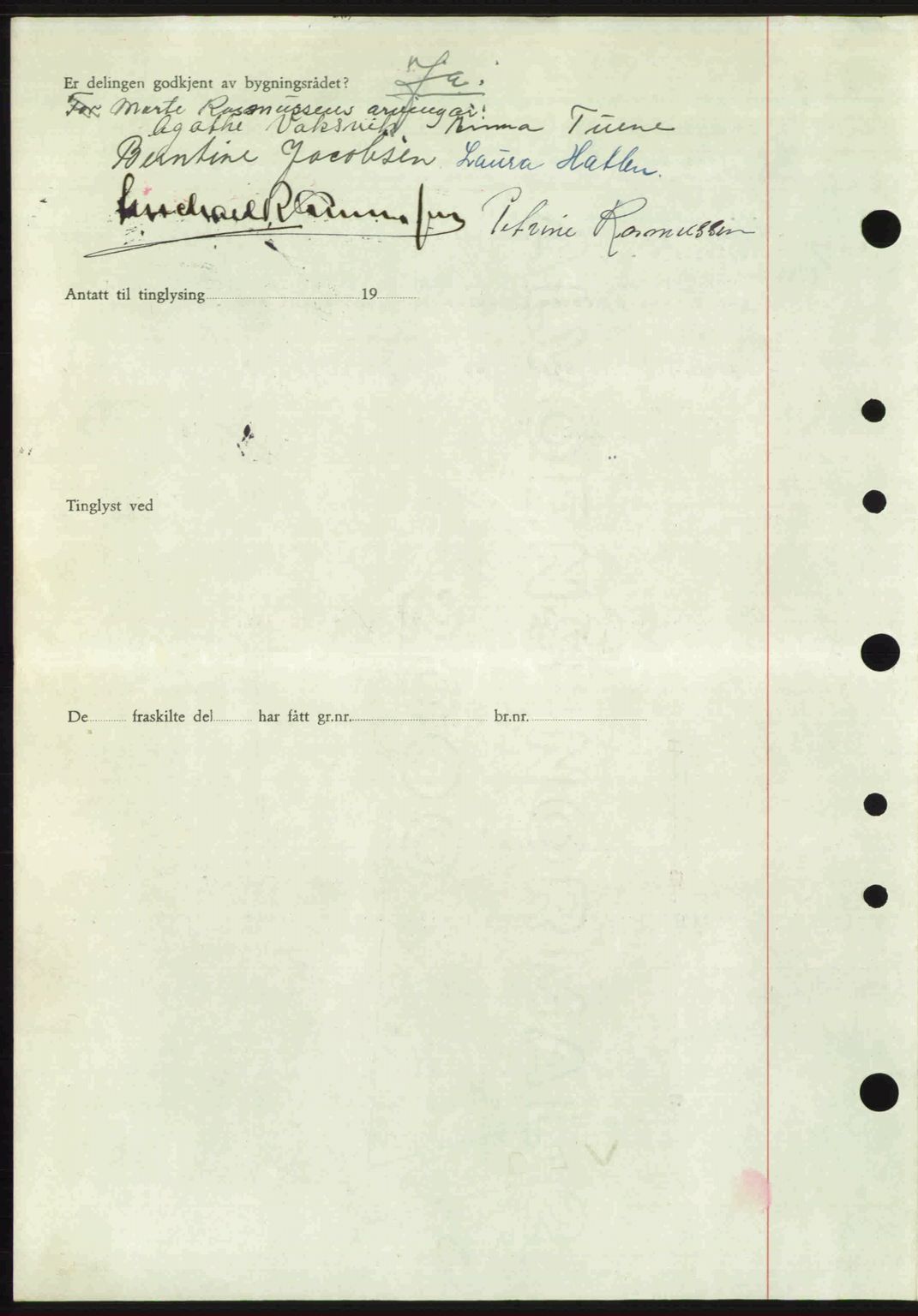 Nordre Sunnmøre sorenskriveri, AV/SAT-A-0006/1/2/2C/2Ca: Pantebok nr. A32, 1949-1949, Dagboknr: 2062/1949