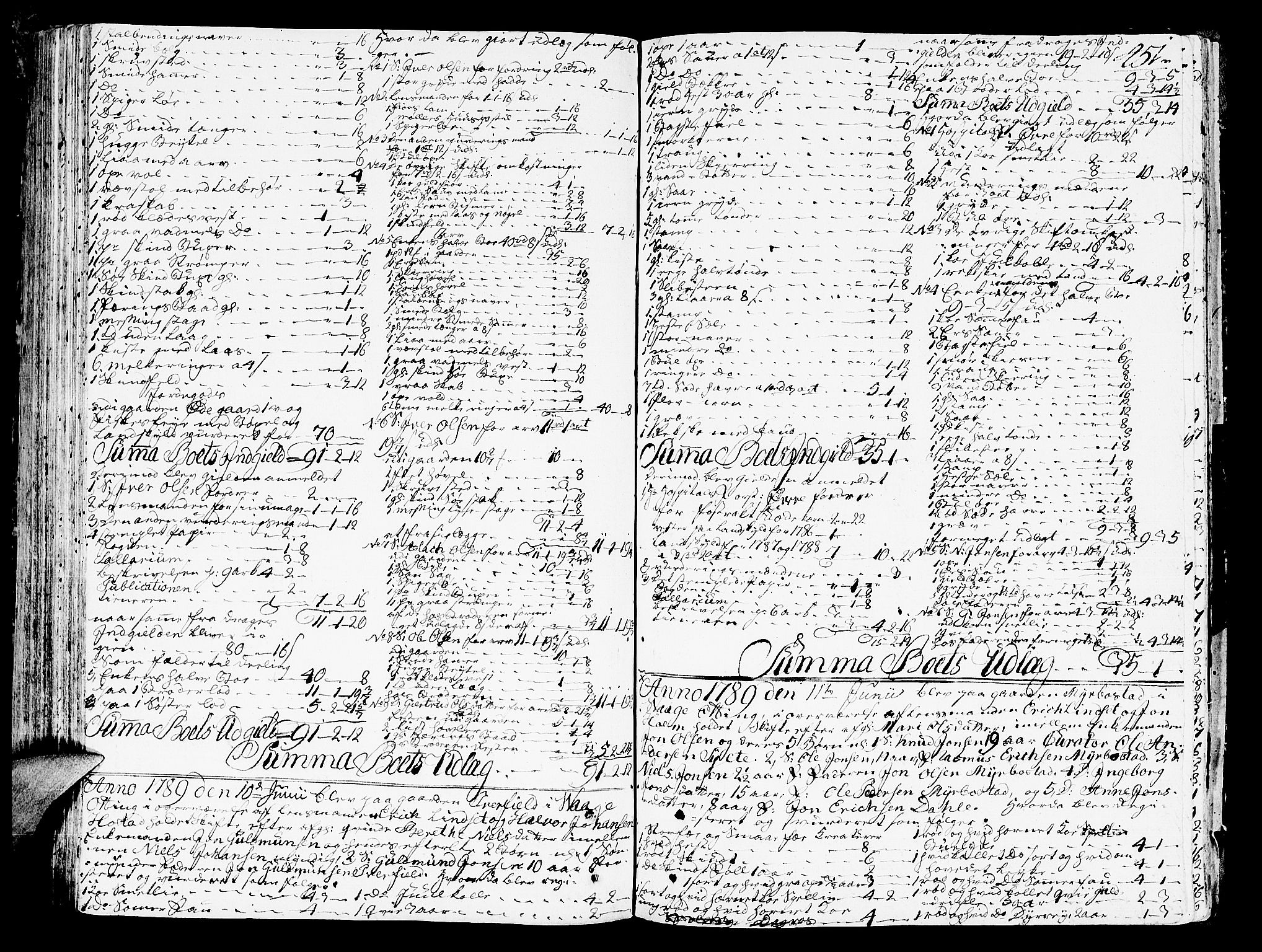 Romsdal sorenskriveri, SAT/A-4149/1/3/3A/L0011: Skifteprotokoll, 1782-1789, s. 450b-451a