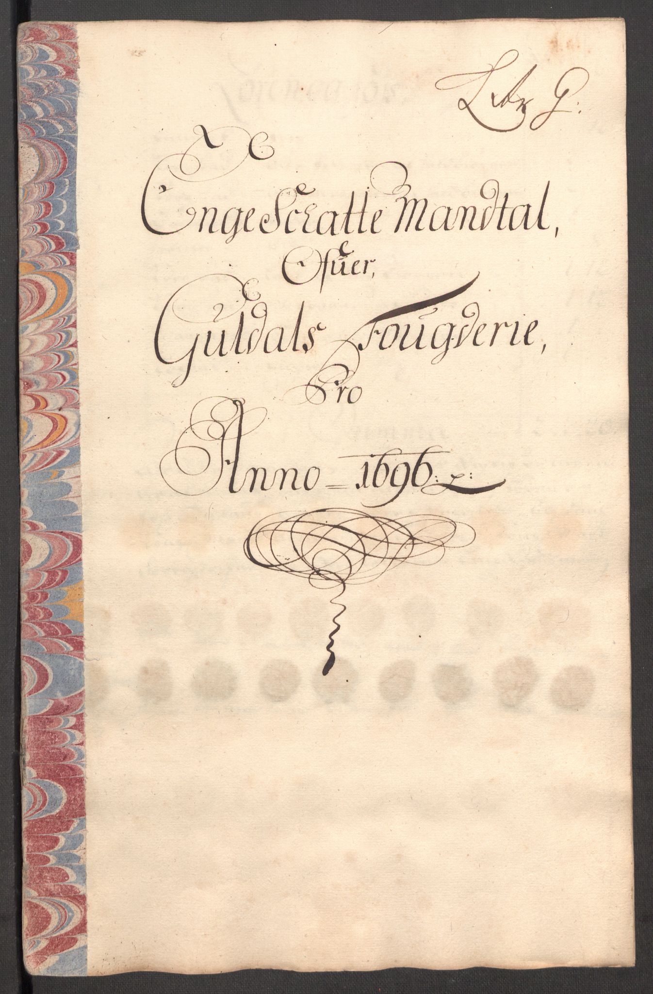 Rentekammeret inntil 1814, Reviderte regnskaper, Fogderegnskap, AV/RA-EA-4092/R60/L3946: Fogderegnskap Orkdal og Gauldal, 1696, s. 353