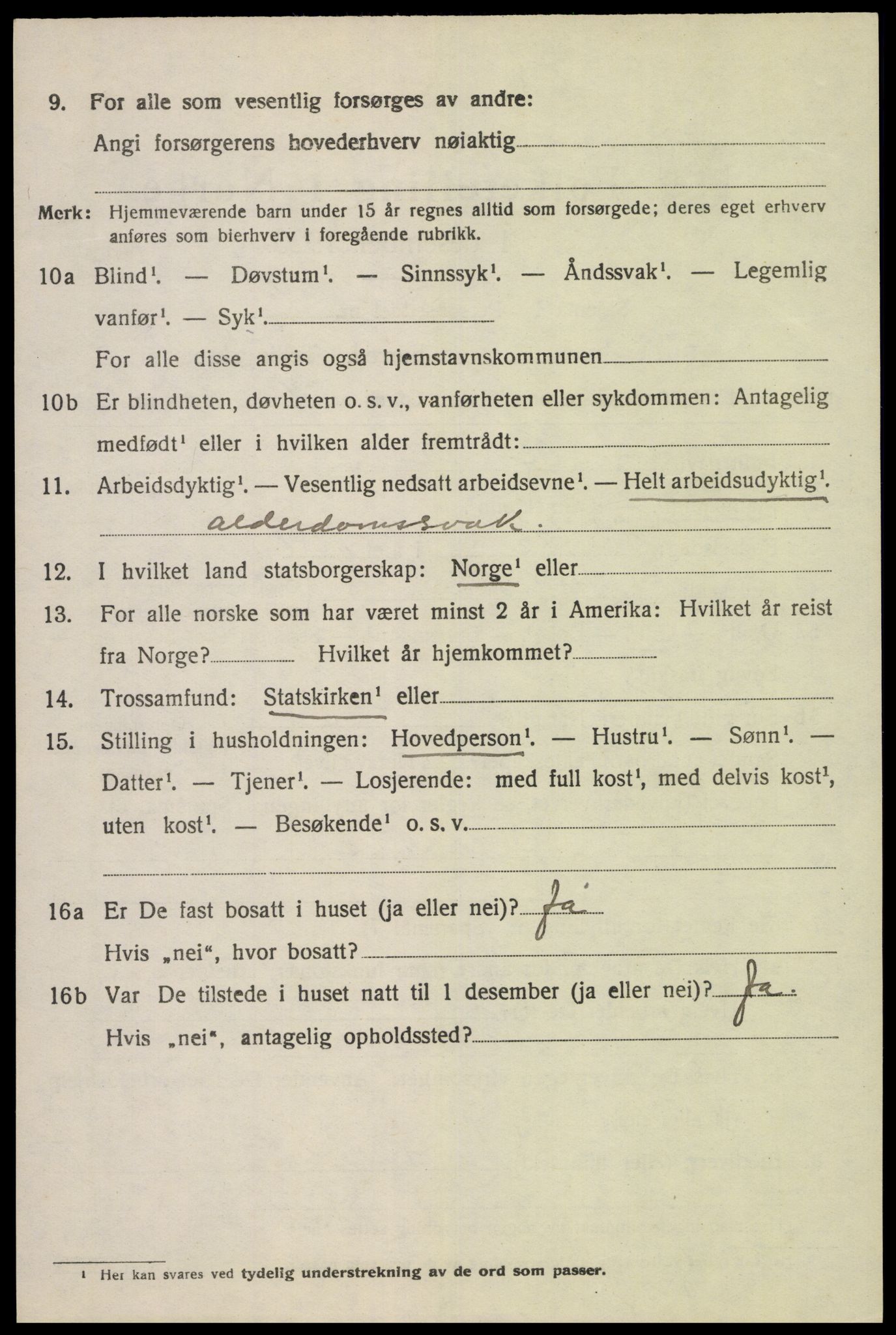 SAK, Folketelling 1920 for 1042 Hidra herred, 1920, s. 2115