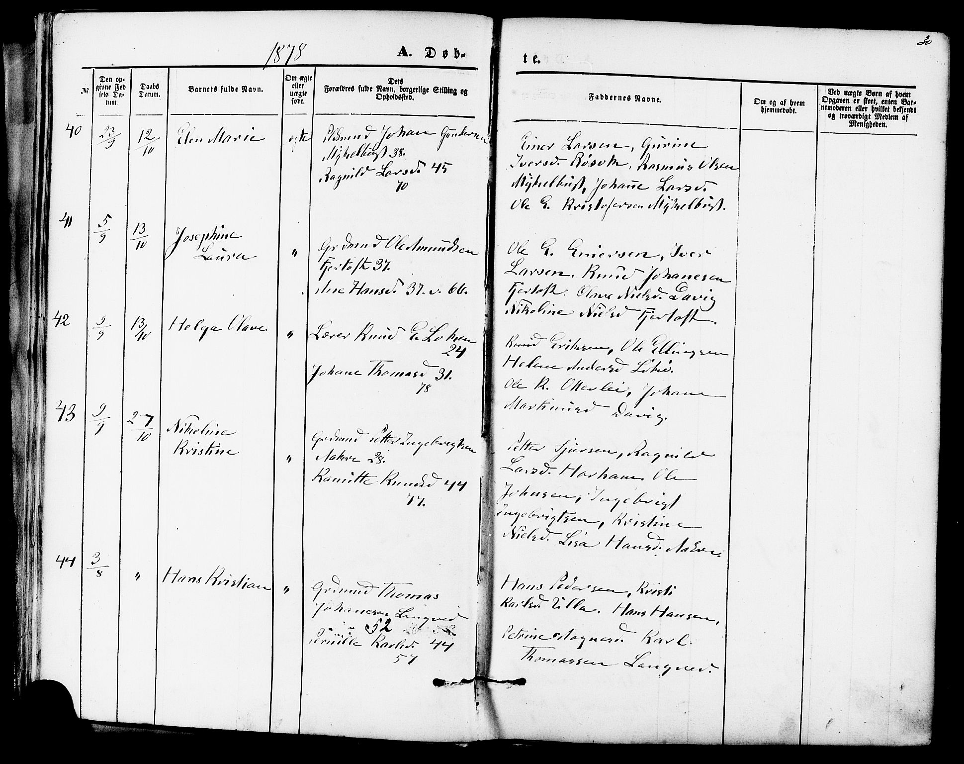 Ministerialprotokoller, klokkerbøker og fødselsregistre - Møre og Romsdal, AV/SAT-A-1454/536/L0500: Ministerialbok nr. 536A09, 1876-1889, s. 30