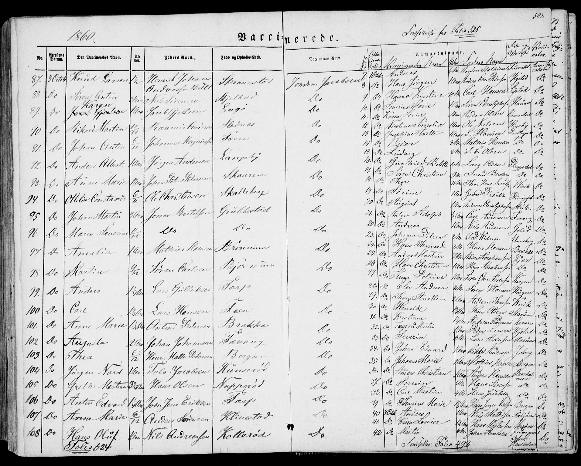 Sandar kirkebøker, AV/SAKO-A-243/F/Fa/L0007: Ministerialbok nr. 7, 1855-1861, s. 502