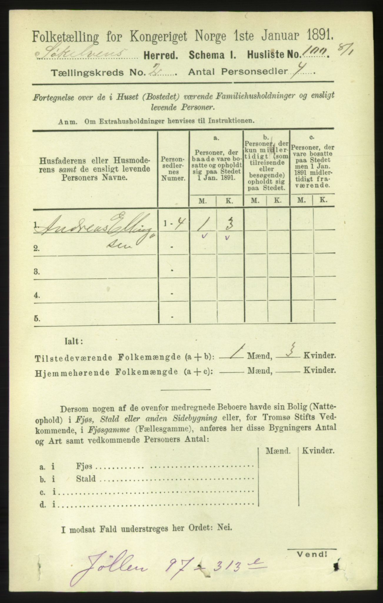 RA, Folketelling 1891 for 1528 Sykkylven herred, 1891, s. 836