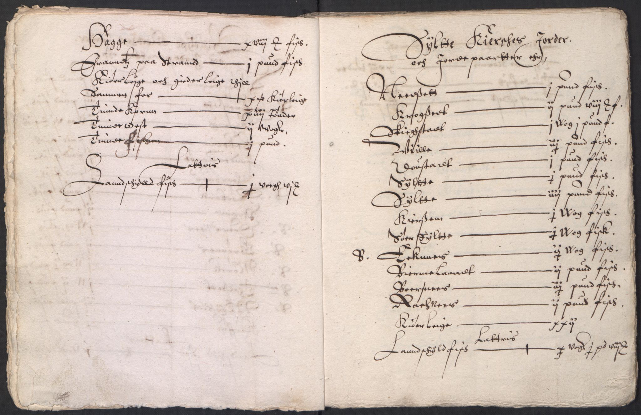 Stattholderembetet 1572-1771, AV/RA-EA-2870/Ek/L0016/0001: Jordebøker til utlikning av rosstjeneste 1624-1626: / Kirke- og prestebolsinntekter i Trondheim bispedømme og Jemtland, 1625-1626, s. 84
