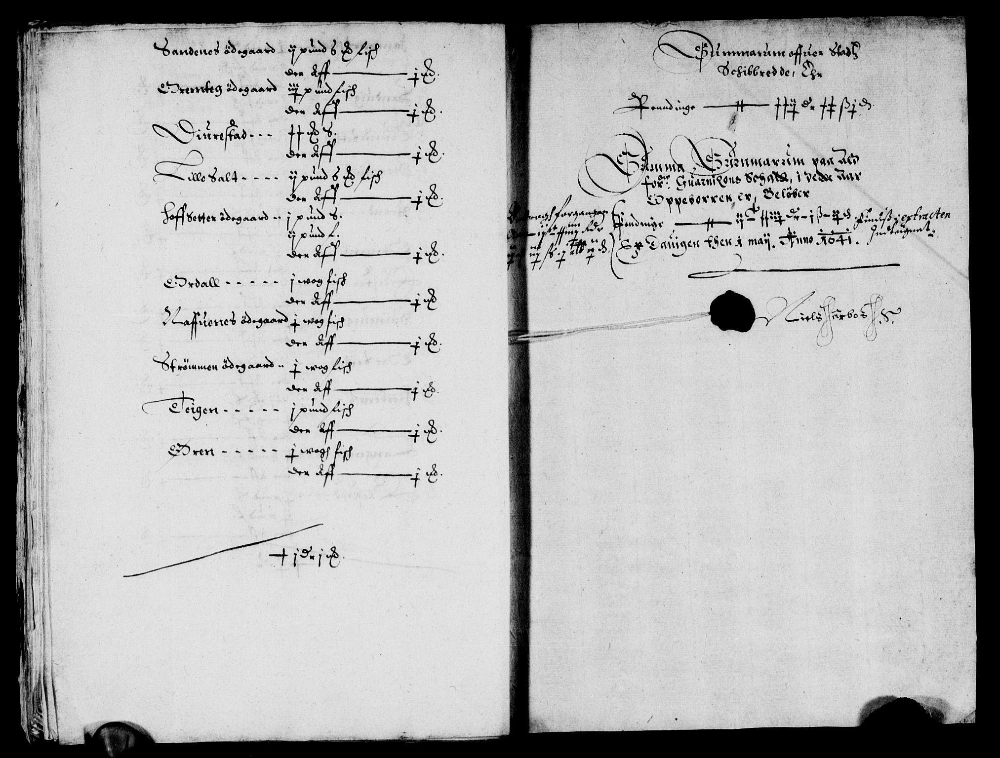 Rentekammeret inntil 1814, Reviderte regnskaper, Lensregnskaper, AV/RA-EA-5023/R/Rb/Rbt/L0088: Bergenhus len, 1640-1641