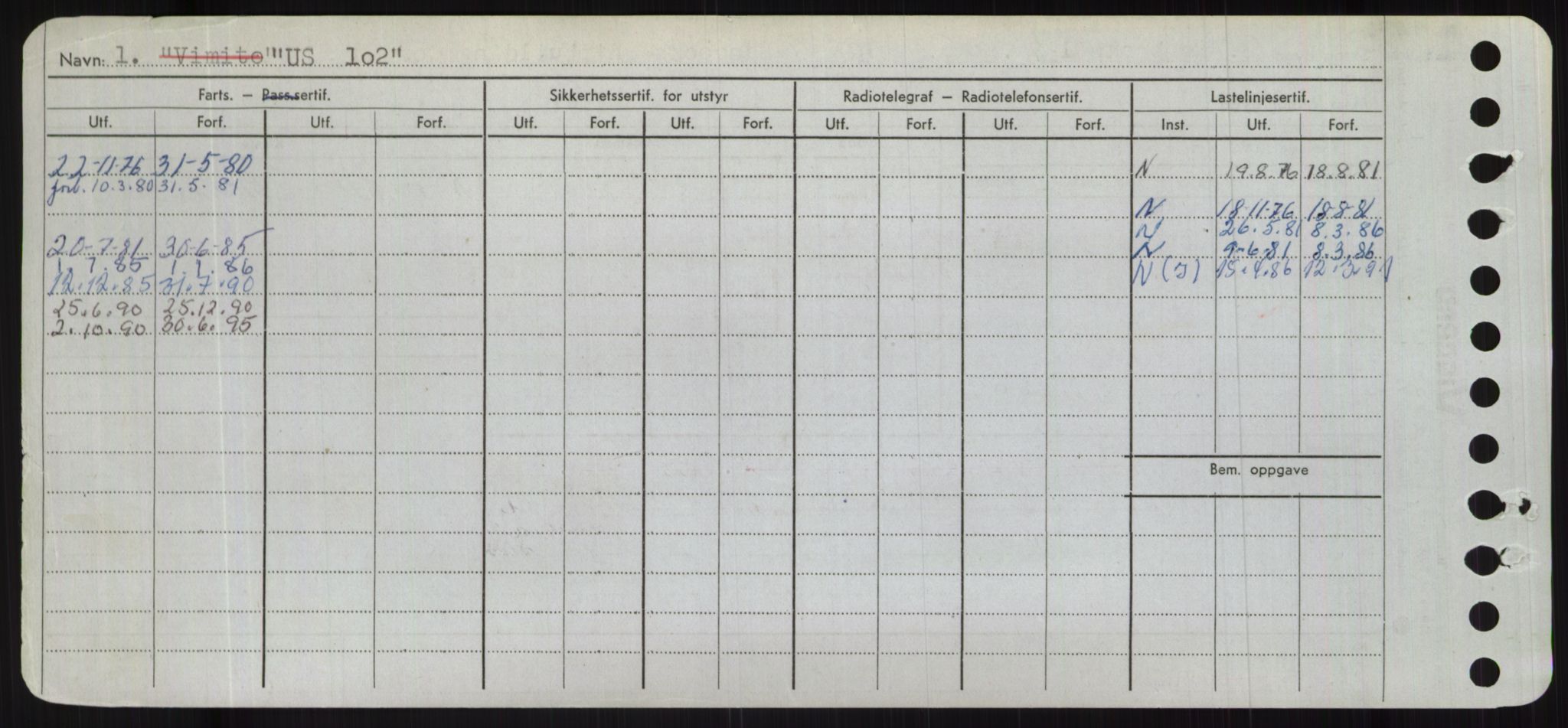 Sjøfartsdirektoratet med forløpere, Skipsmålingen, AV/RA-S-1627/H/Hc/L0001: Lektere, A-Y, s. 622