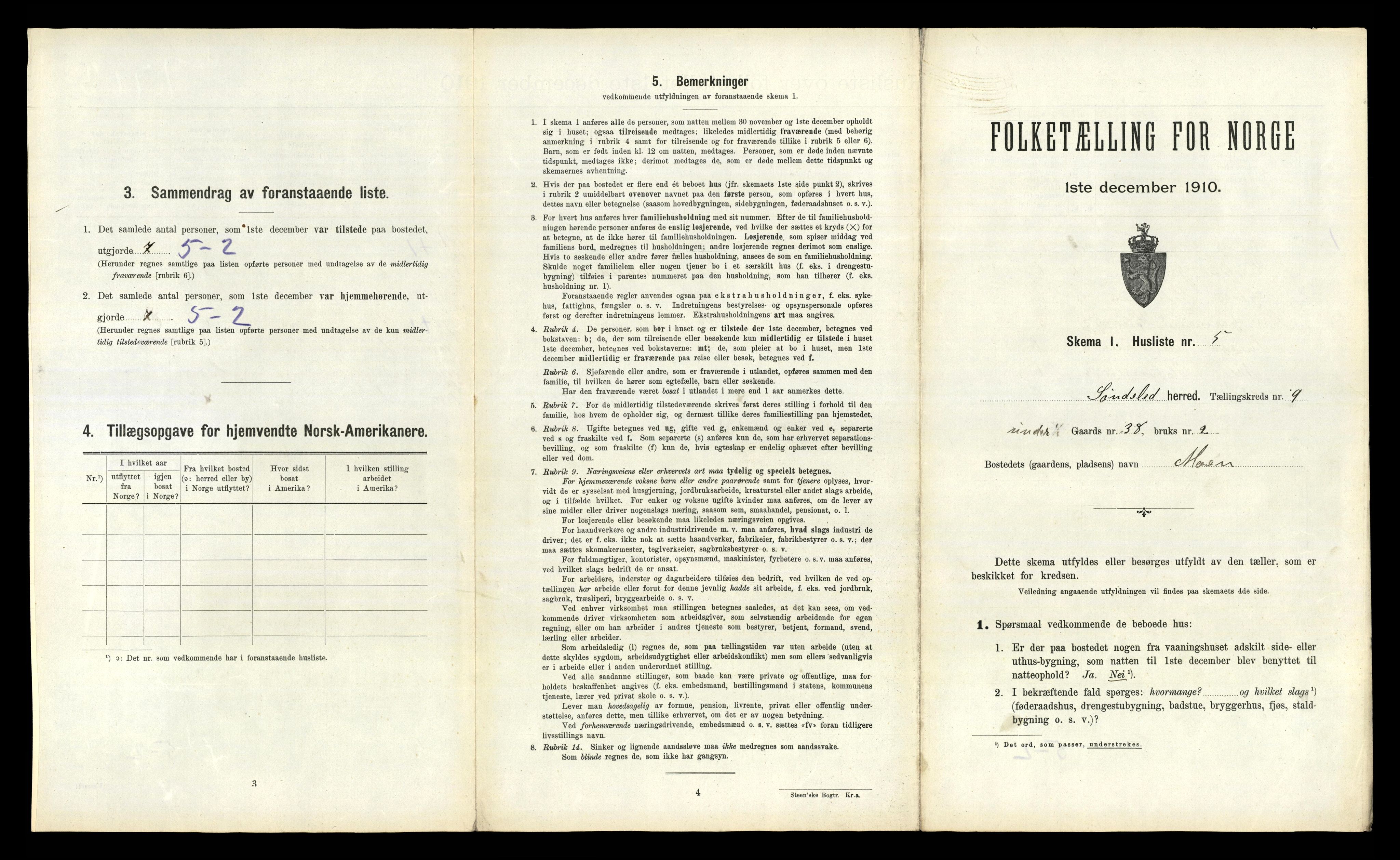 RA, Folketelling 1910 for 0913 Søndeled herred, 1910, s. 778