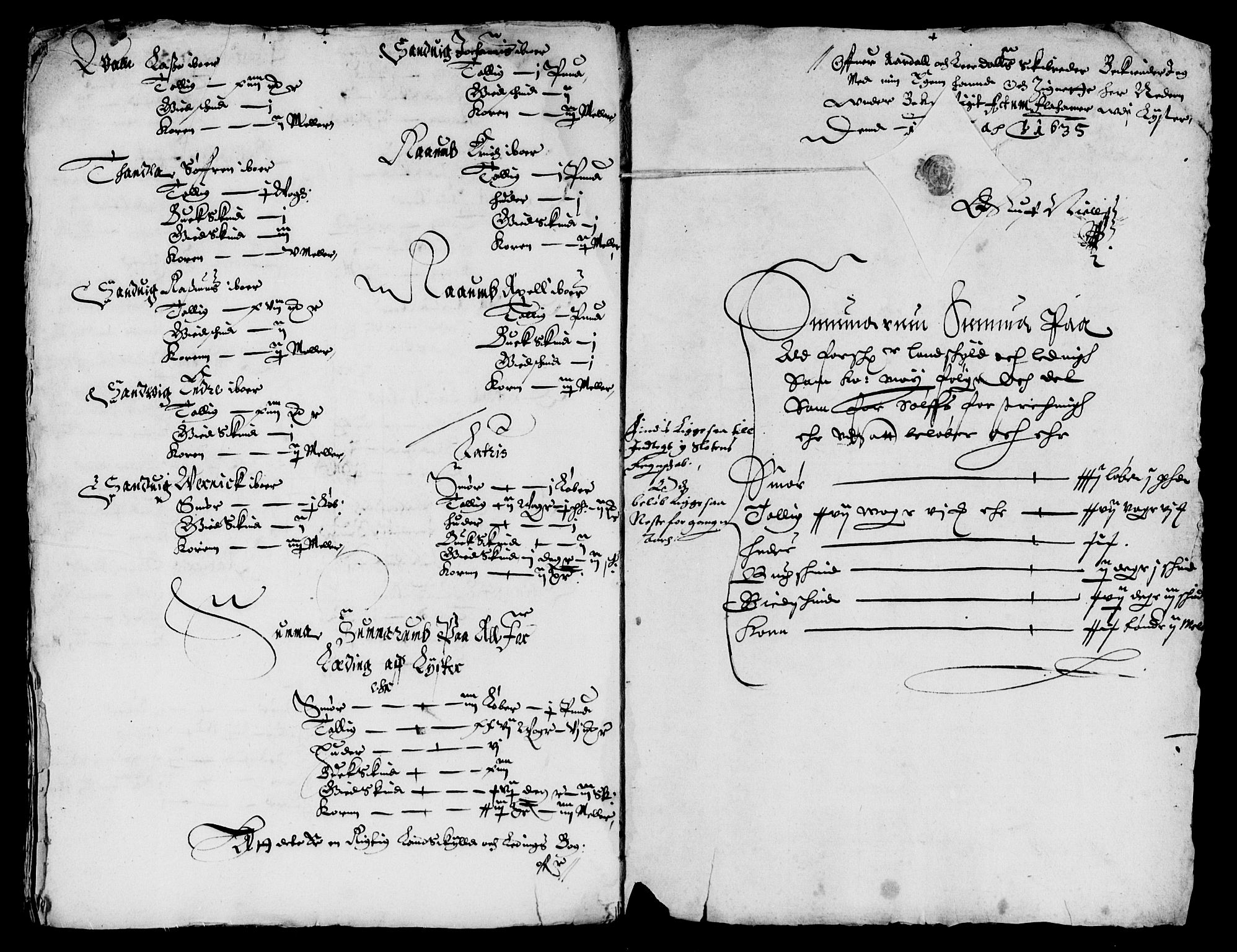 Rentekammeret inntil 1814, Reviderte regnskaper, Lensregnskaper, AV/RA-EA-5023/R/Rb/Rbt/L0067: Bergenhus len, 1634-1635