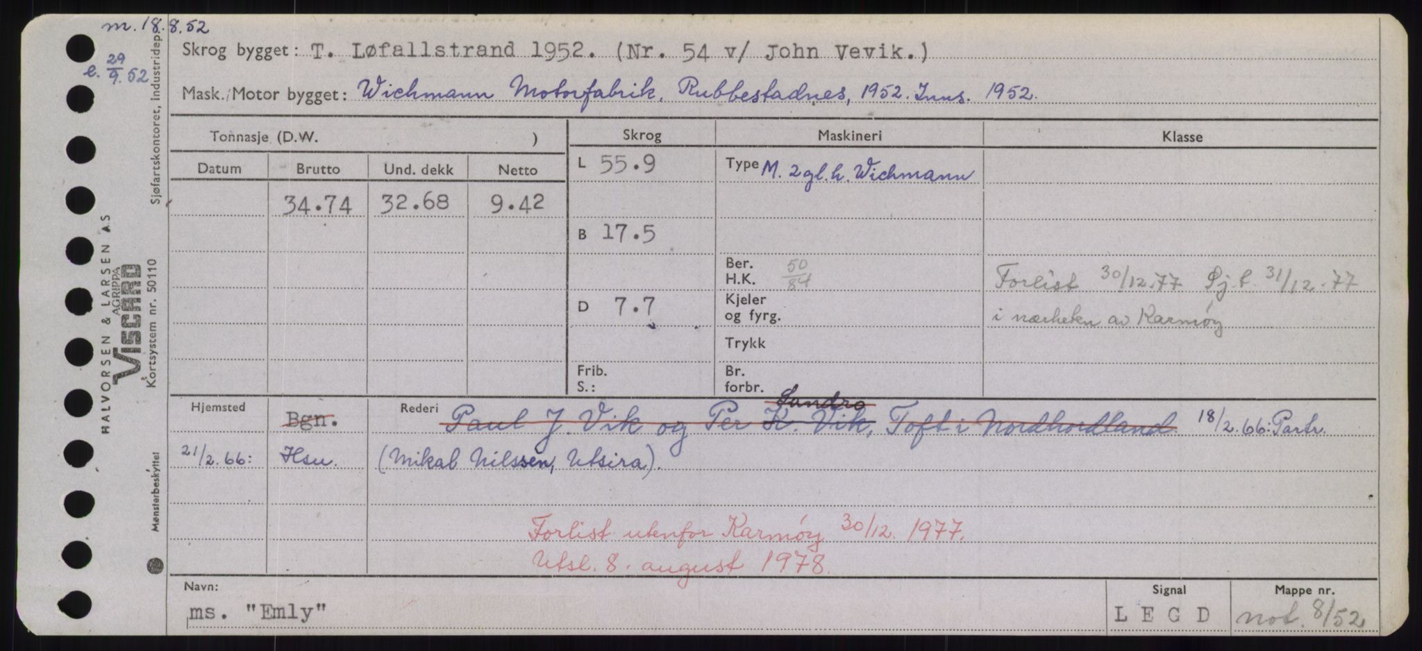 Sjøfartsdirektoratet med forløpere, Skipsmålingen, AV/RA-S-1627/H/Hd/L0009: Fartøy, E, s. 395