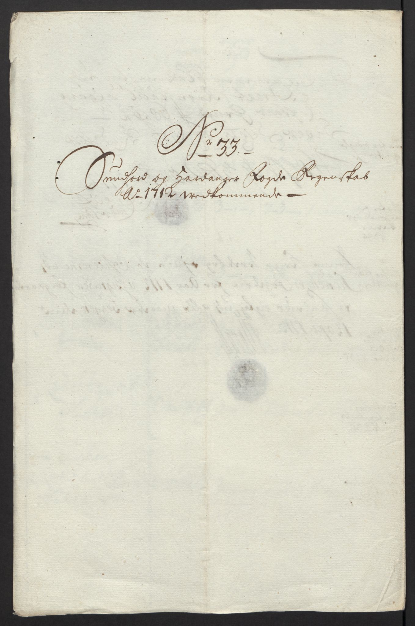 Rentekammeret inntil 1814, Reviderte regnskaper, Fogderegnskap, AV/RA-EA-4092/R48/L2988: Fogderegnskap Sunnhordland og Hardanger, 1712, s. 308