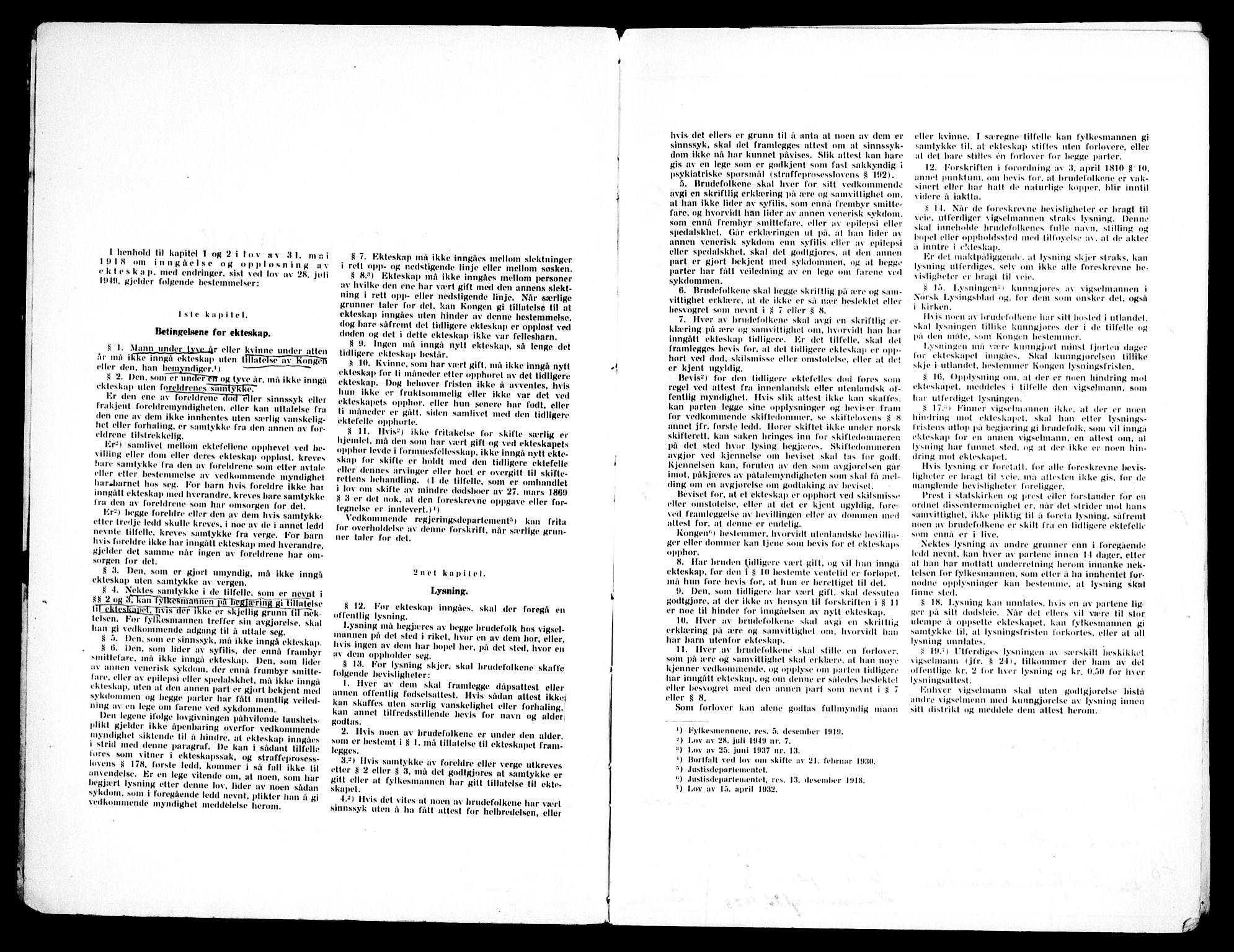 Jakob prestekontor Kirkebøker, SAO/A-10850/H/Ha/L0004: Lysningsprotokoll nr. 4, 1952-1967
