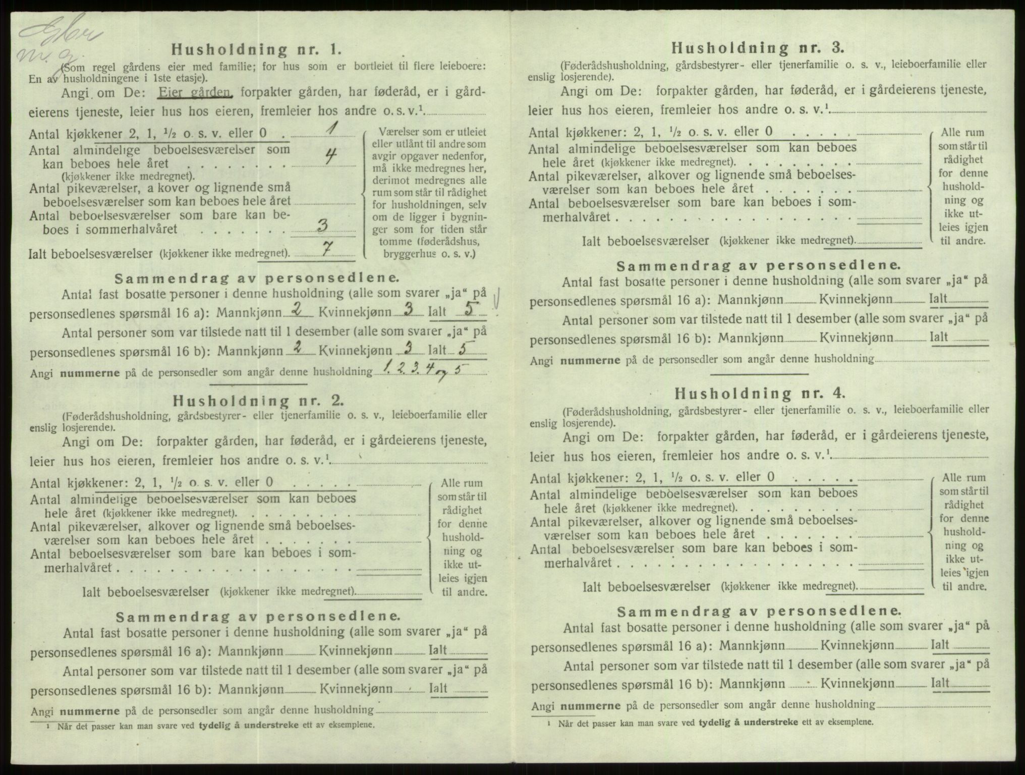 SAB, Folketelling 1920 for 1443 Eid herred, 1920, s. 1112