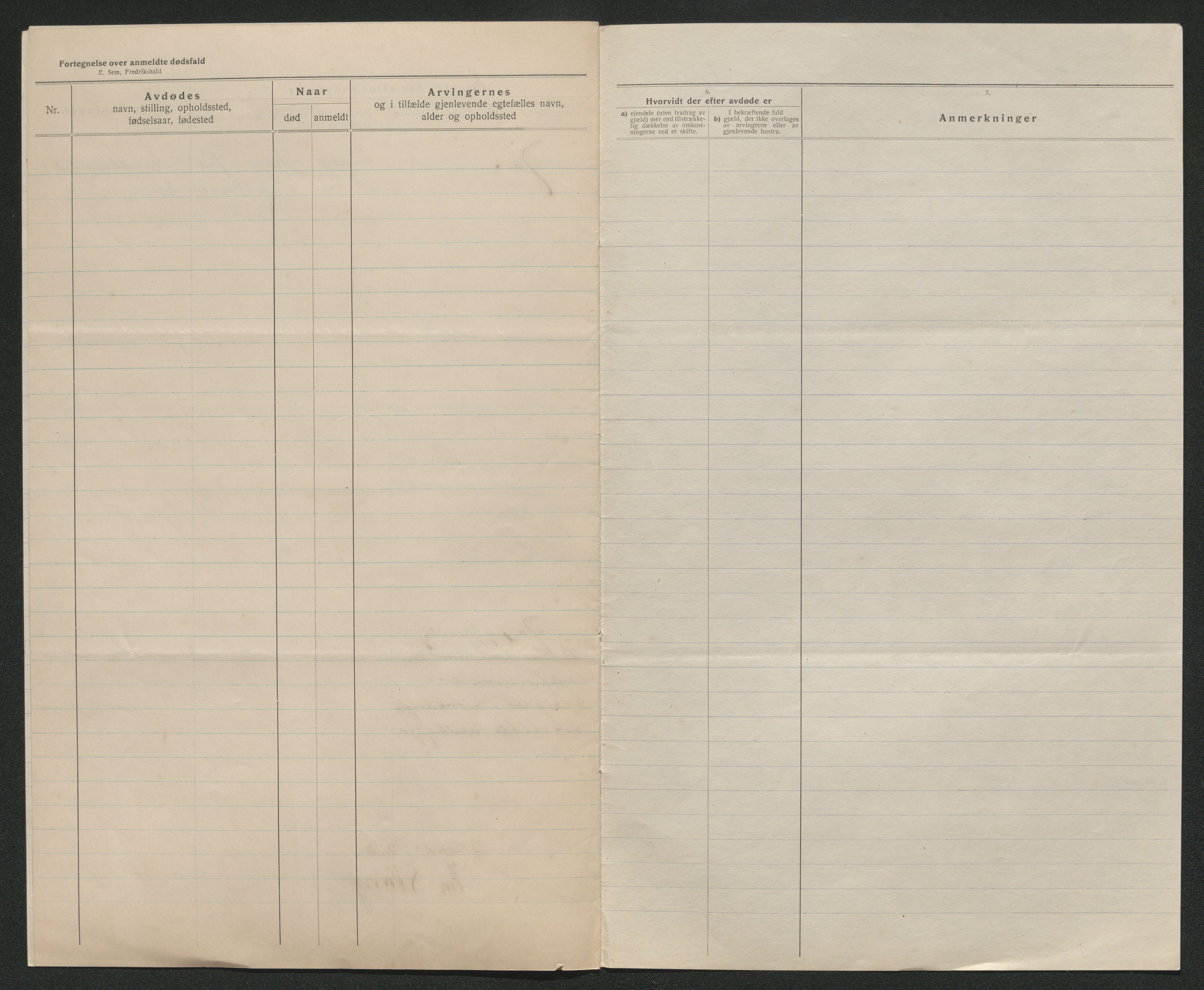 Eiker, Modum og Sigdal sorenskriveri, AV/SAKO-A-123/H/Ha/Hab/L0041: Dødsfallsmeldinger, 1922-1923, s. 579