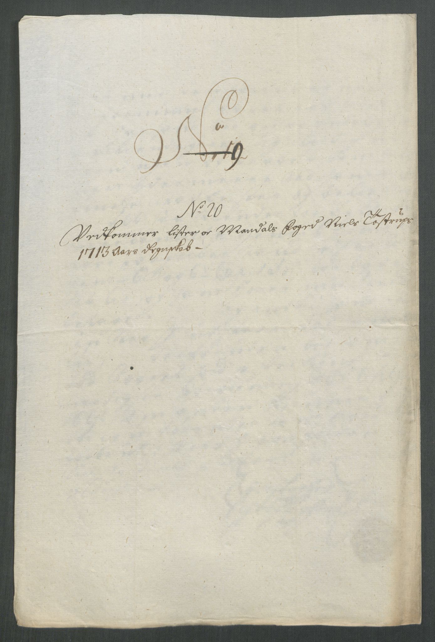 Rentekammeret inntil 1814, Reviderte regnskaper, Fogderegnskap, AV/RA-EA-4092/R43/L2556: Fogderegnskap Lista og Mandal, 1713, s. 382