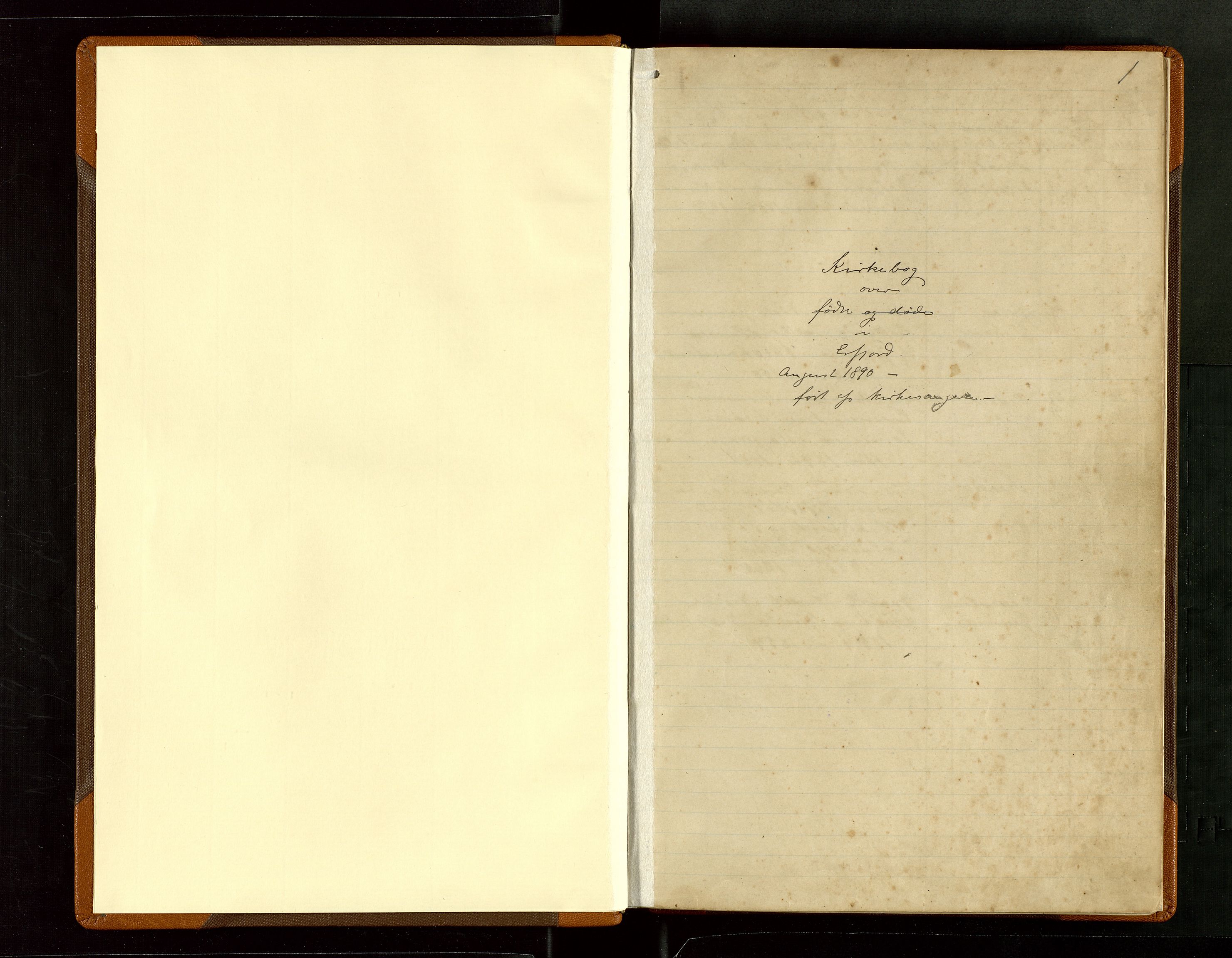 Jelsa sokneprestkontor, AV/SAST-A-101842/01/V: Klokkerbok nr. B 6, 1890-1949, s. 1