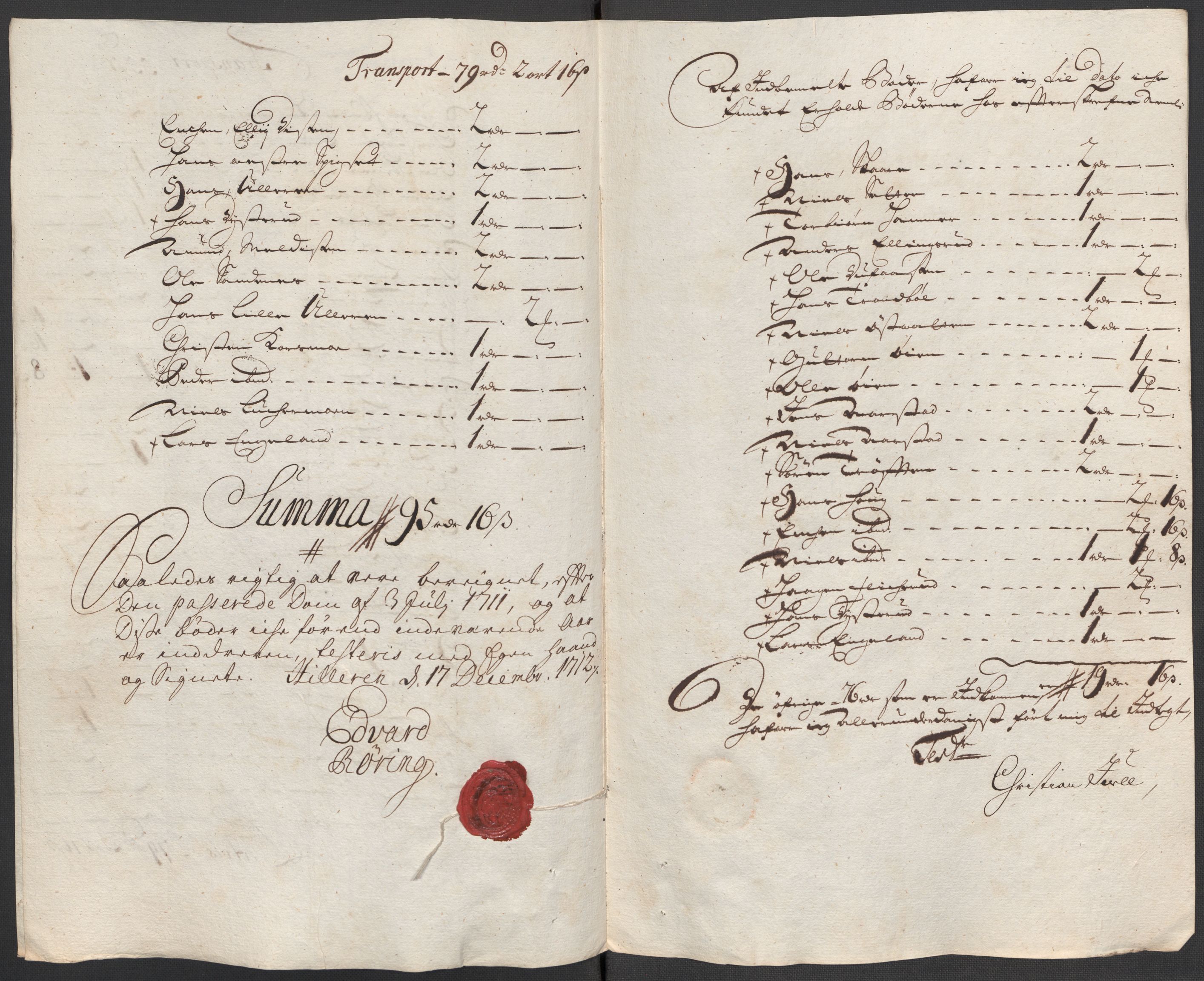 Rentekammeret inntil 1814, Reviderte regnskaper, Fogderegnskap, AV/RA-EA-4092/R13/L0849: Fogderegnskap Solør, Odal og Østerdal, 1712, s. 243