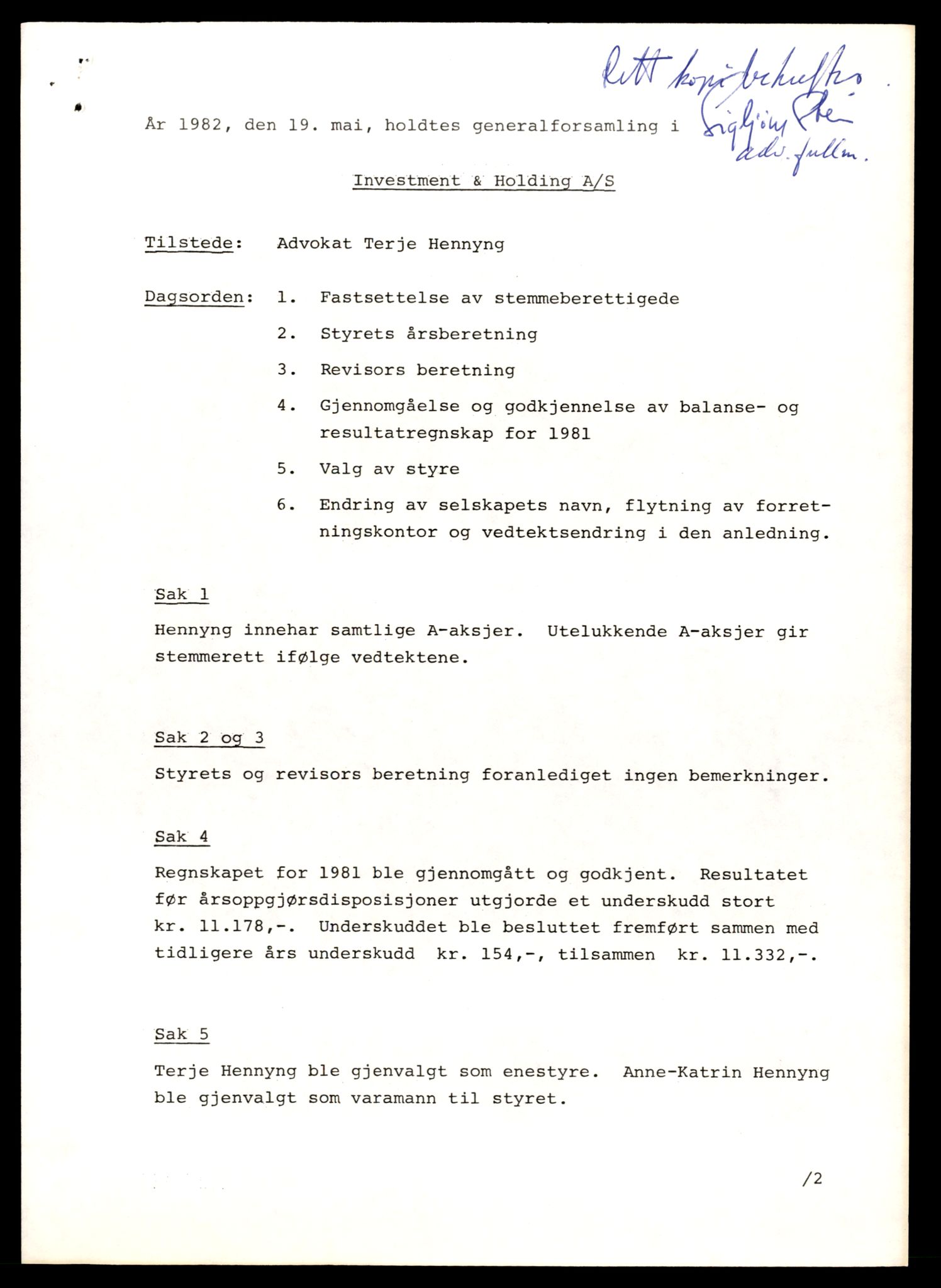 Ytre Follo tingrett, AV/SAT-A-10177/K/Kb/Kbb/L0010: Enkeltmannsforetak og aksjeselskap, Inv - Kn, 1891-1989, s. 7