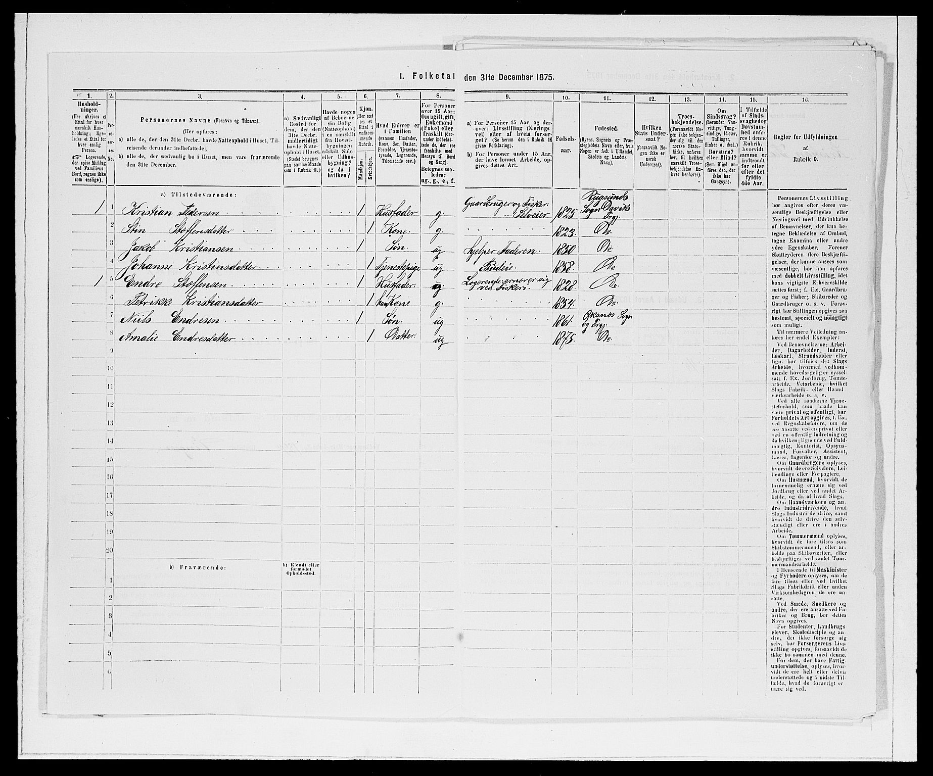 SAB, Folketelling 1875 for 1442P Davik prestegjeld, 1875, s. 570