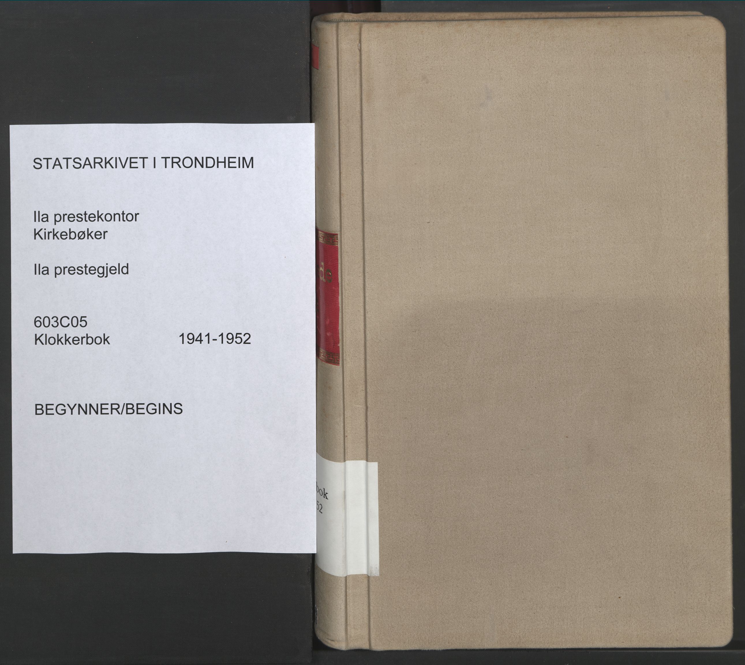 Ministerialprotokoller, klokkerbøker og fødselsregistre - Sør-Trøndelag, SAT/A-1456/603/L0177: Klokkerbok nr. 603C05, 1941-1952