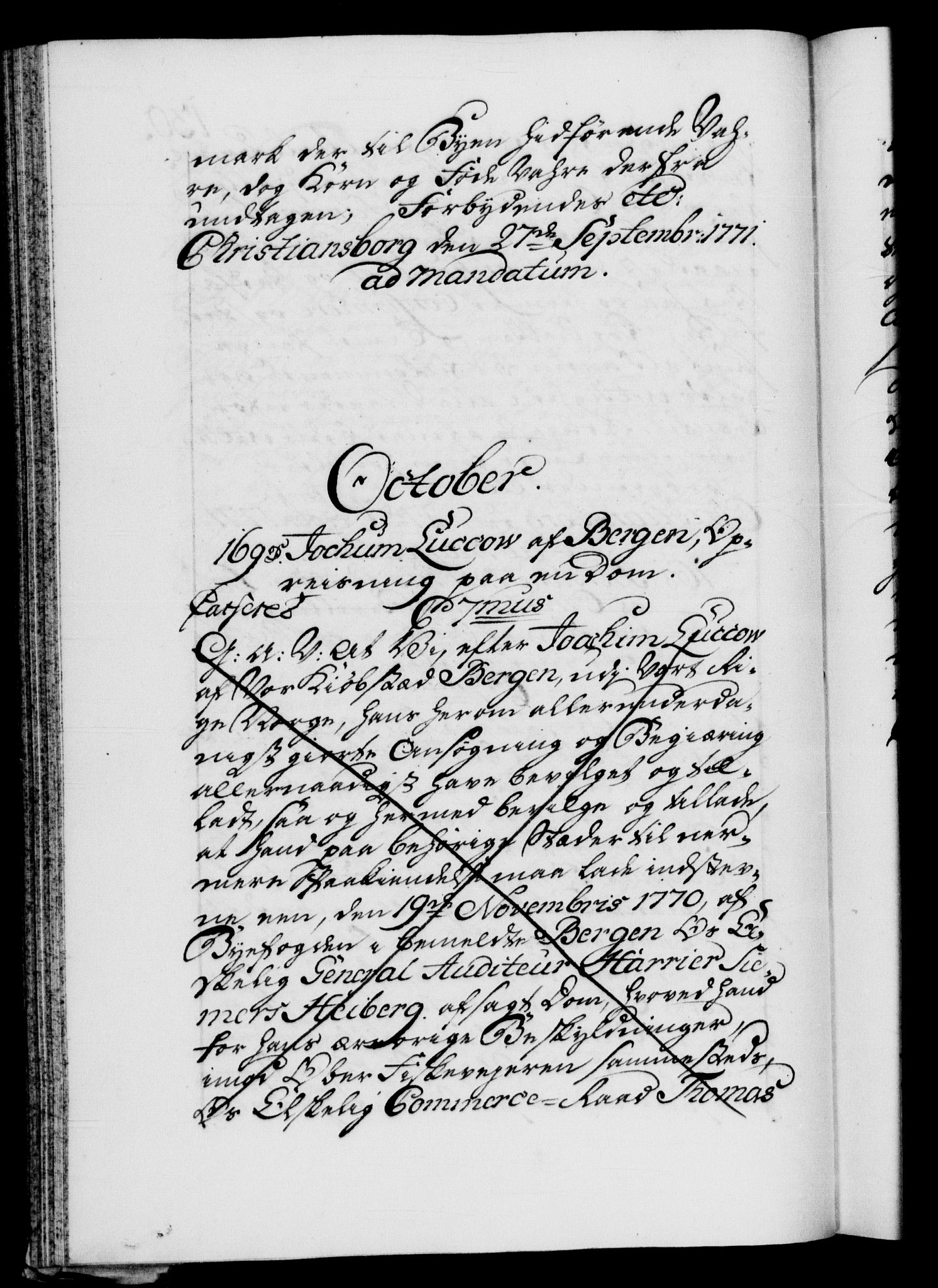 Danske Kanselli 1572-1799, RA/EA-3023/F/Fc/Fca/Fcaa/L0045: Norske registre "Norske eller 3. dept.s åpne brev, 1771-1773, s. 130b