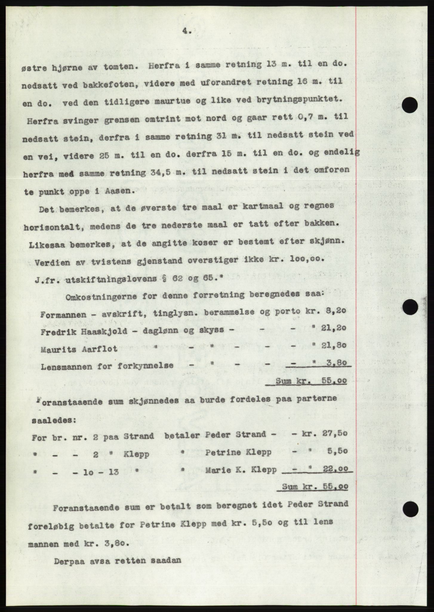 Søre Sunnmøre sorenskriveri, AV/SAT-A-4122/1/2/2C/L0064: Pantebok nr. 58, 1937-1938, Dagboknr: 1962/1937