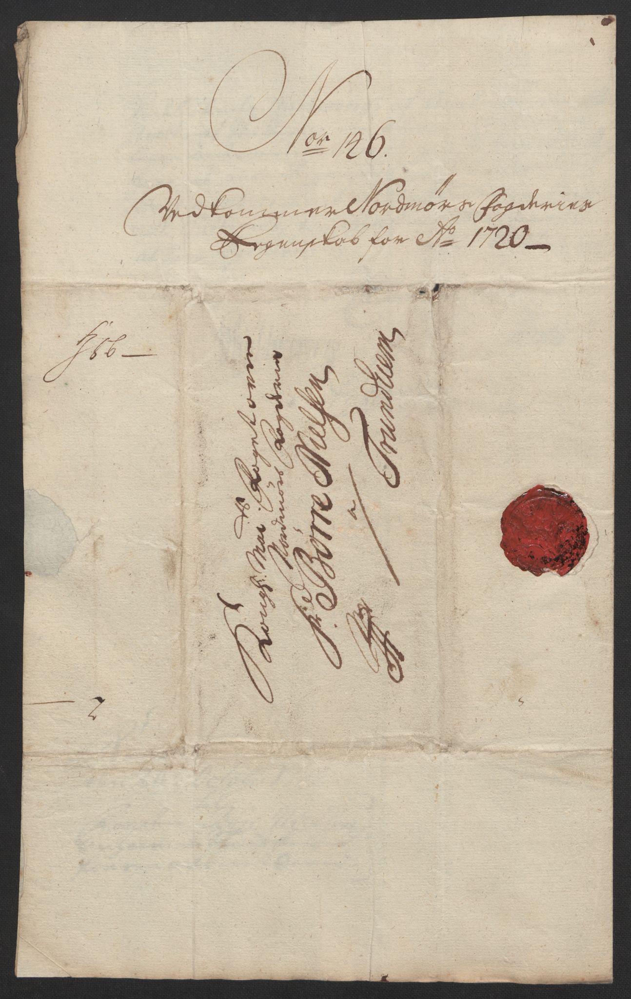 Rentekammeret inntil 1814, Reviderte regnskaper, Fogderegnskap, AV/RA-EA-4092/R56/L3753: Fogderegnskap Nordmøre, 1720, s. 507