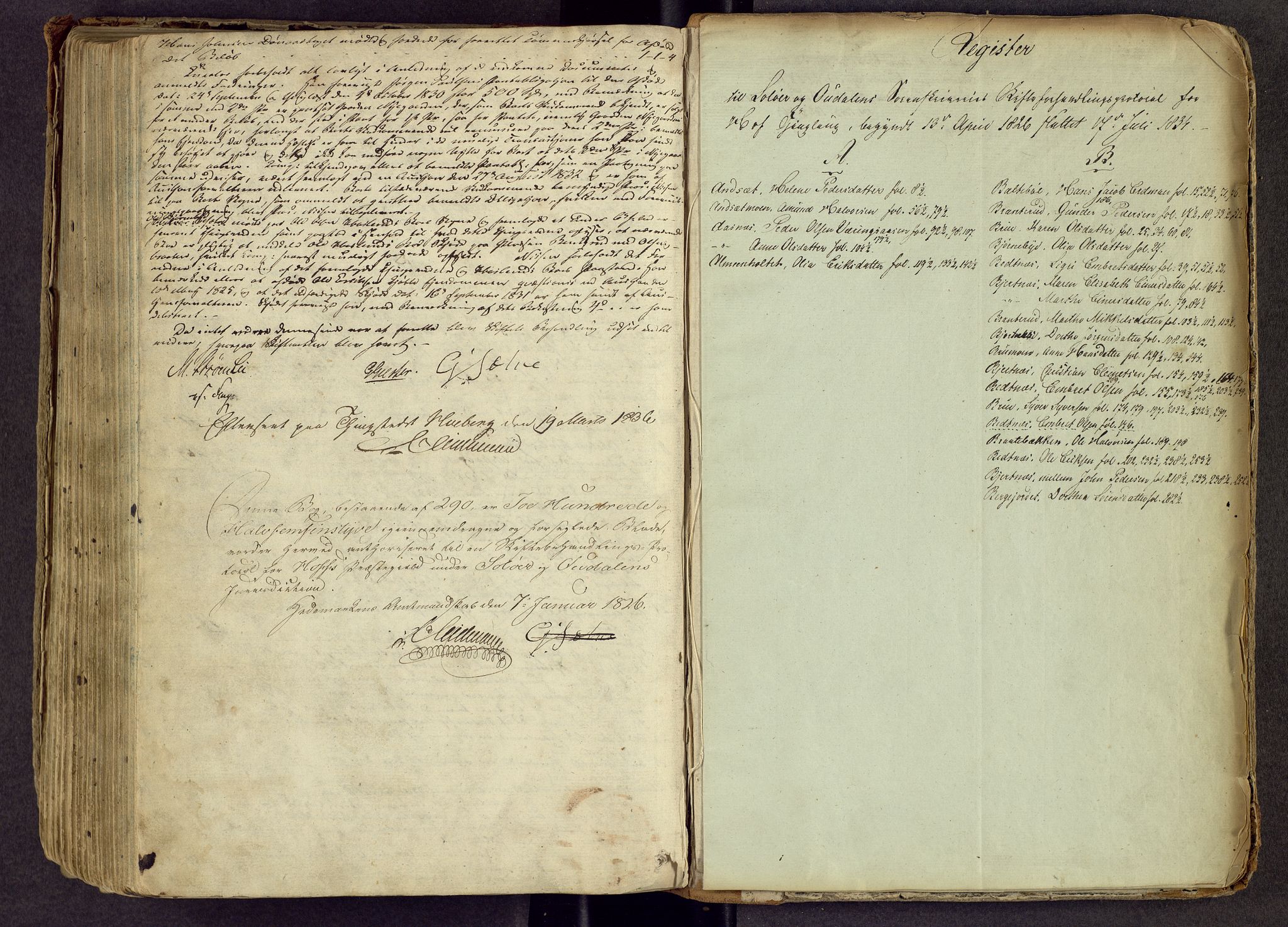 Solør og Odalen sorenskriveri, SAH/TING-026/J/Jc/L0008: Skifteforhandlingsprotokoll - Hof, 1826-1834, s. 290b