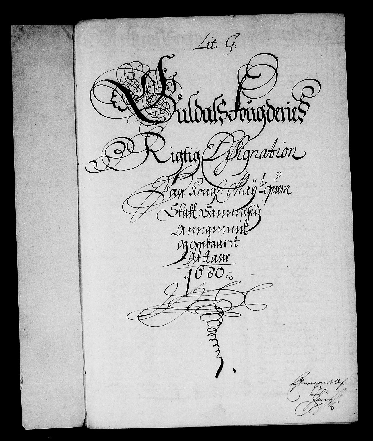 Rentekammeret inntil 1814, Reviderte regnskaper, Stiftamtstueregnskaper, Trondheim stiftamt og Nordland amt, RA/EA-6044/R/Rf/L0059: Trondheim stiftamt, 1680