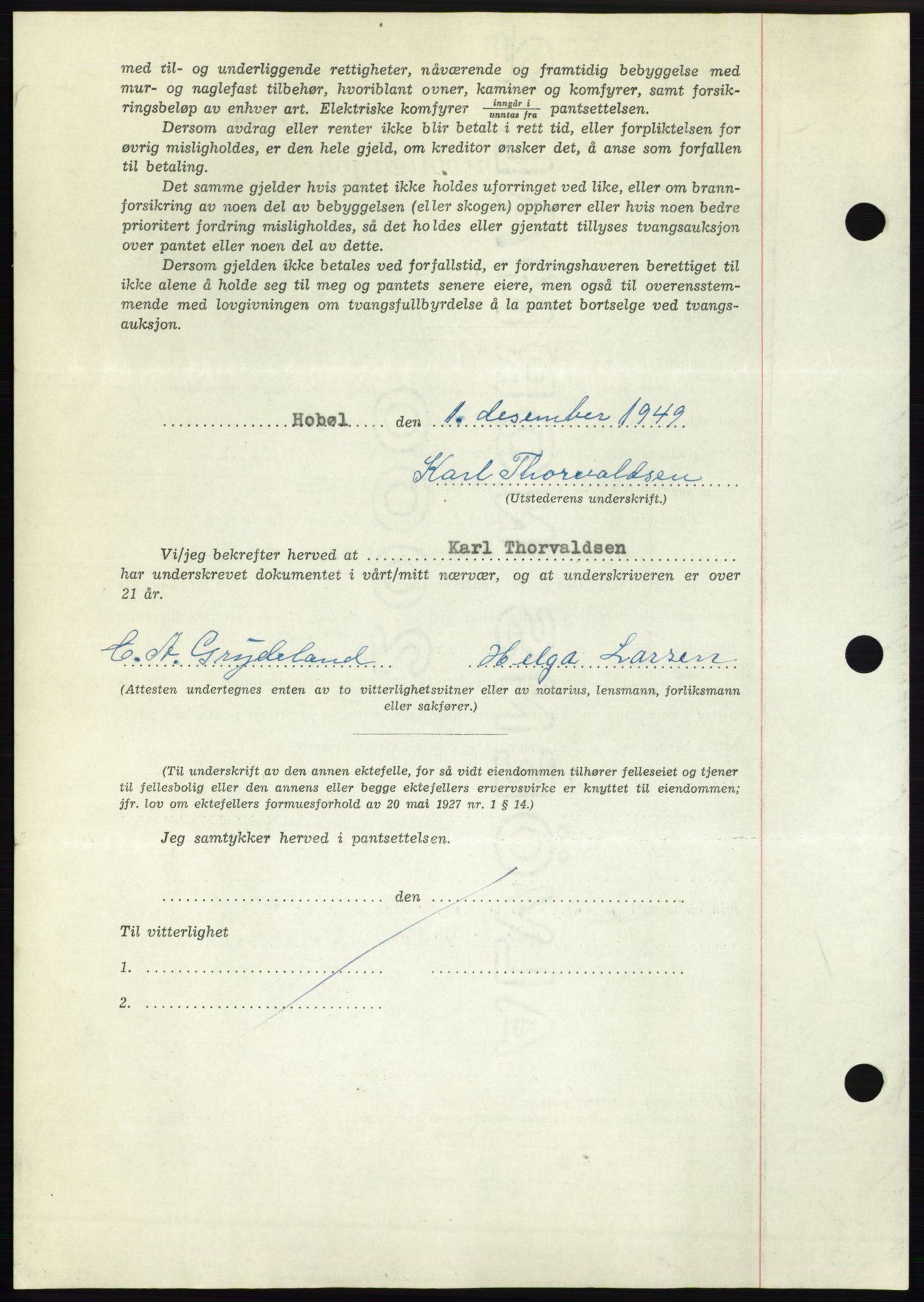Moss sorenskriveri, SAO/A-10168: Pantebok nr. B23, 1949-1950, Dagboknr: 3987/1949