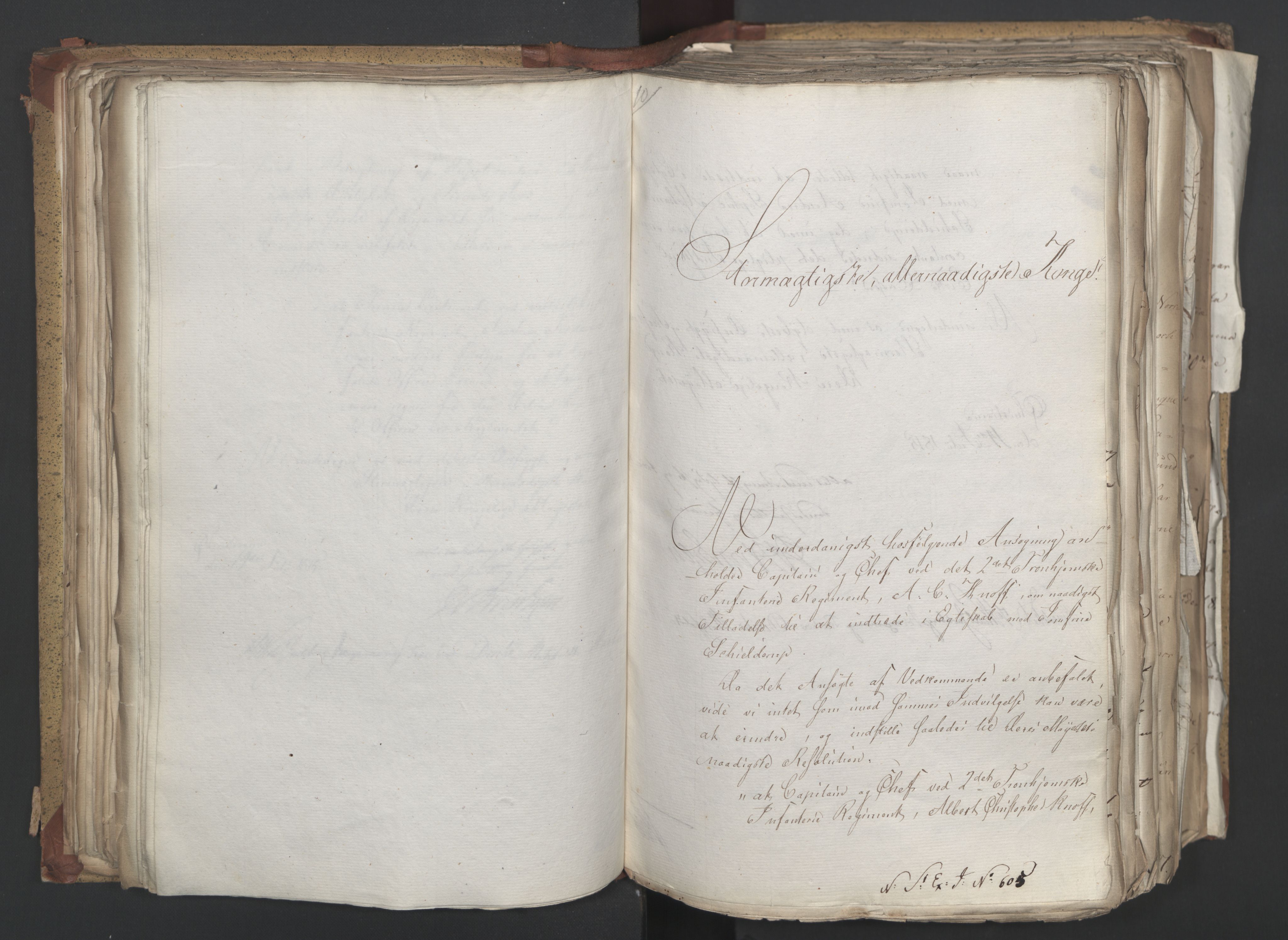 Statsrådsavdelingen i Stockholm, AV/RA-S-1003/D/Da/L0003: Regjeringsinnstillinger nr. 519-787, 1815, s. 177