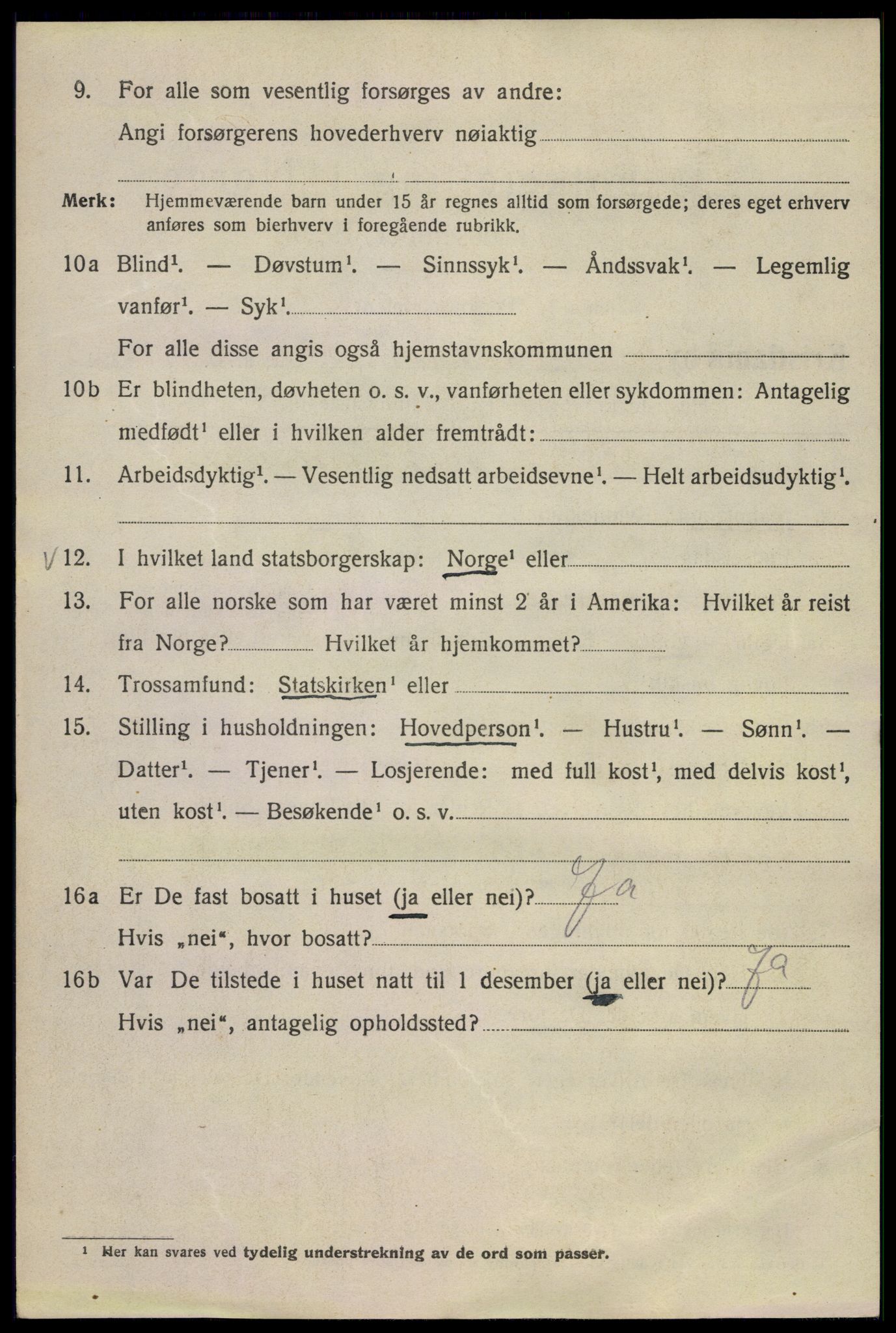 SAO, Folketelling 1920 for 0301 Kristiania kjøpstad, 1920, s. 307508