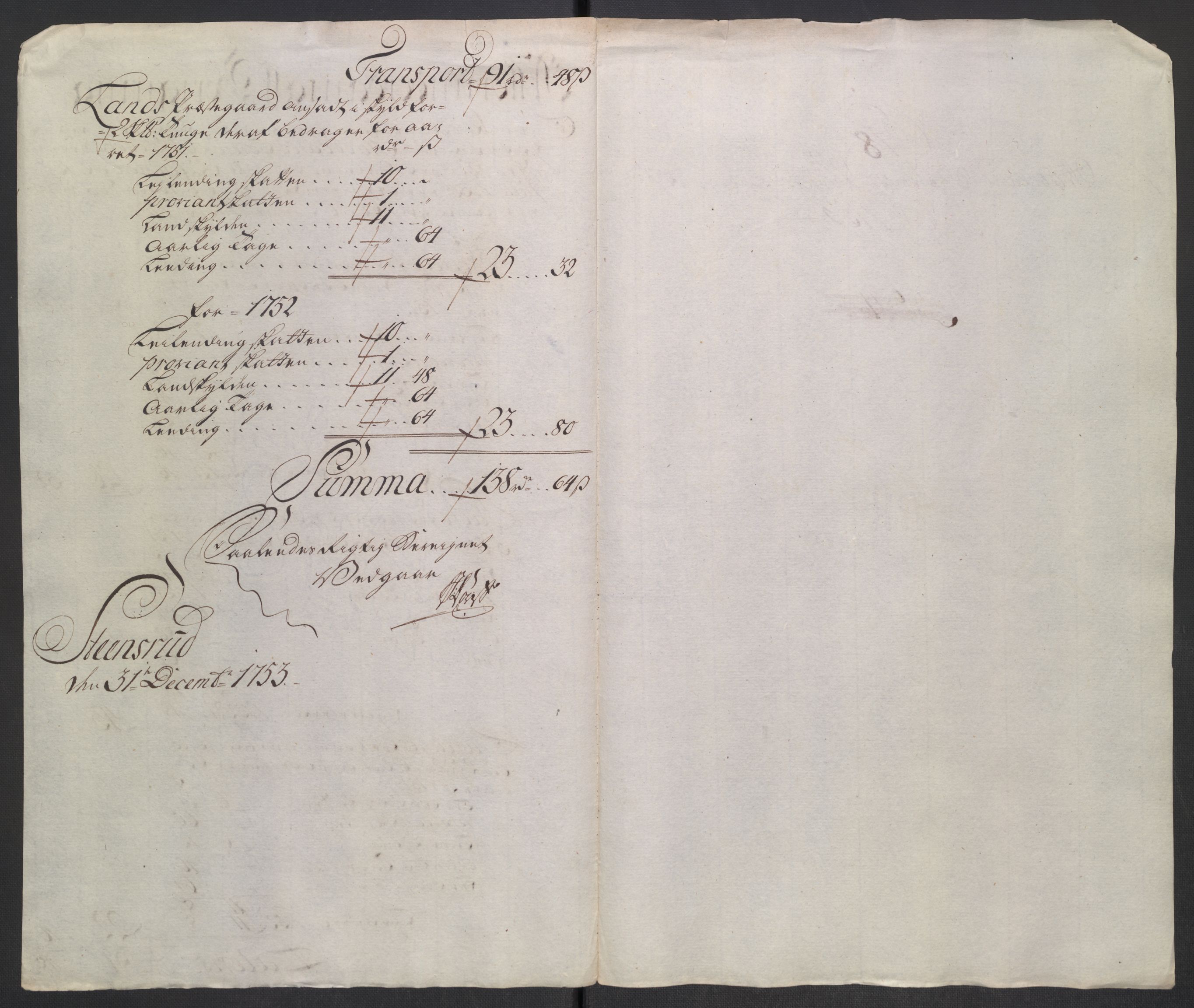 Rentekammeret inntil 1814, Reviderte regnskaper, Fogderegnskap, AV/RA-EA-4092/R18/L1349: Fogderegnskap Hadeland, Toten og Valdres, 1752-1753, s. 641