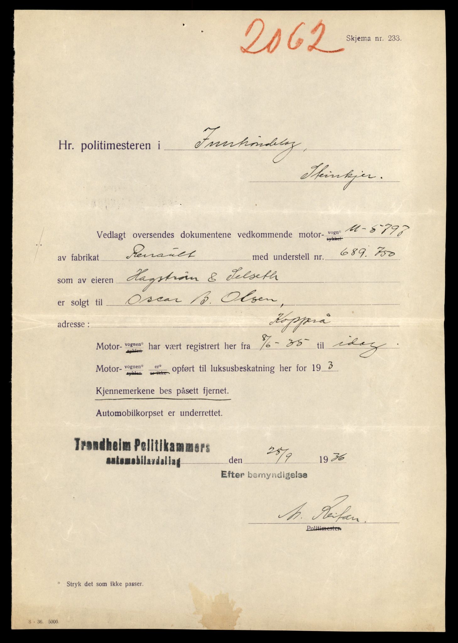 Møre og Romsdal vegkontor - Ålesund trafikkstasjon, AV/SAT-A-4099/F/Fe/L0044: Registreringskort for kjøretøy T 14205 - T 14319, 1927-1998, s. 253