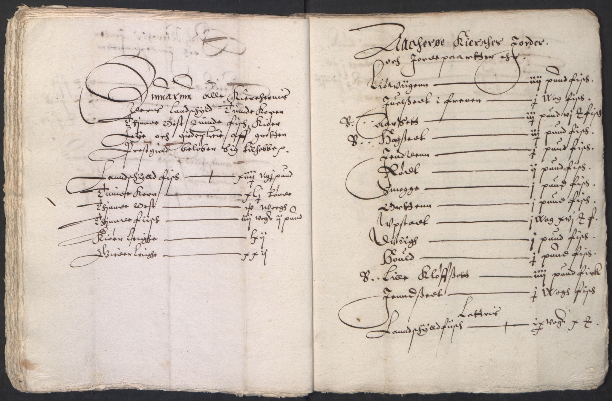 Stattholderembetet 1572-1771, AV/RA-EA-2870/Ek/L0016/0001: Jordebøker til utlikning av rosstjeneste 1624-1626: / Kirke- og prestebolsinntekter i Trondheim bispedømme og Jemtland, 1625-1626, s. 95