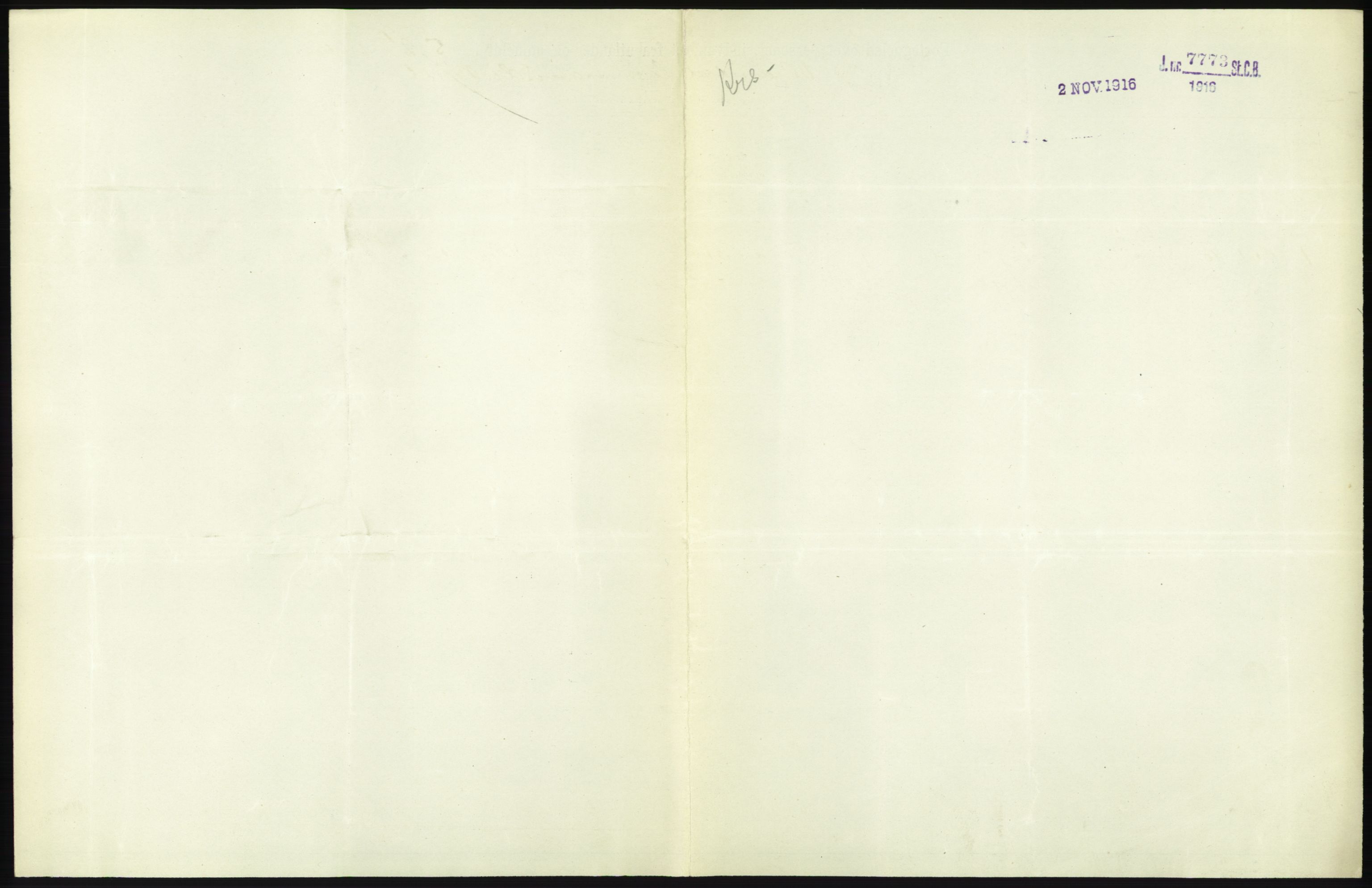 Statistisk sentralbyrå, Sosioøkonomiske emner, Folketellinger, boliger og boforhold, AV/RA-S-2231/F/Fa/L0001: Innvandring. Navn/fylkesvis, 1915, s. 303