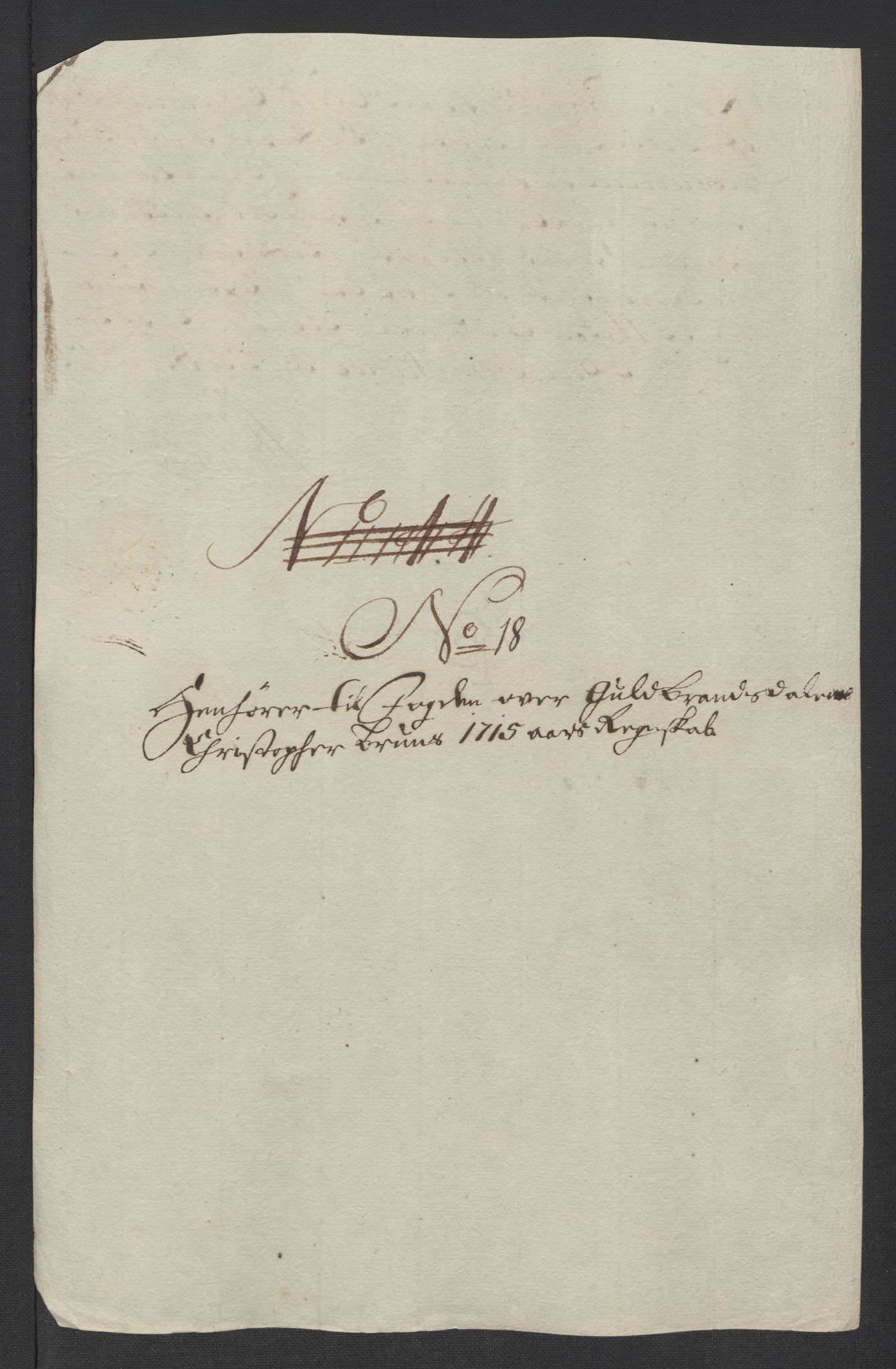 Rentekammeret inntil 1814, Reviderte regnskaper, Fogderegnskap, RA/EA-4092/R17/L1184: Fogderegnskap Gudbrandsdal, 1715, s. 192