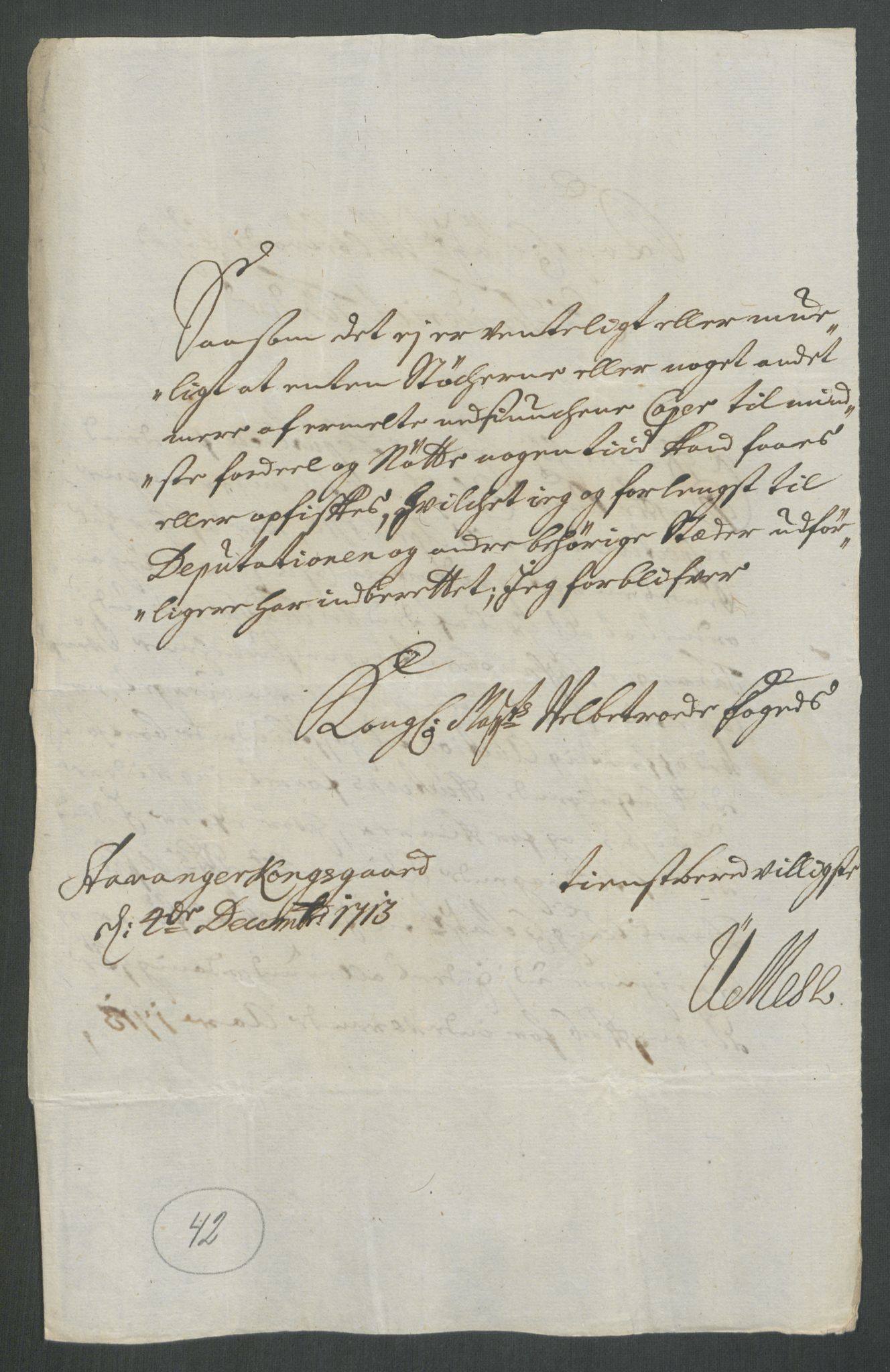 Rentekammeret inntil 1814, Reviderte regnskaper, Fogderegnskap, AV/RA-EA-4092/R47/L2866: Fogderegnskap Ryfylke, 1713, s. 280