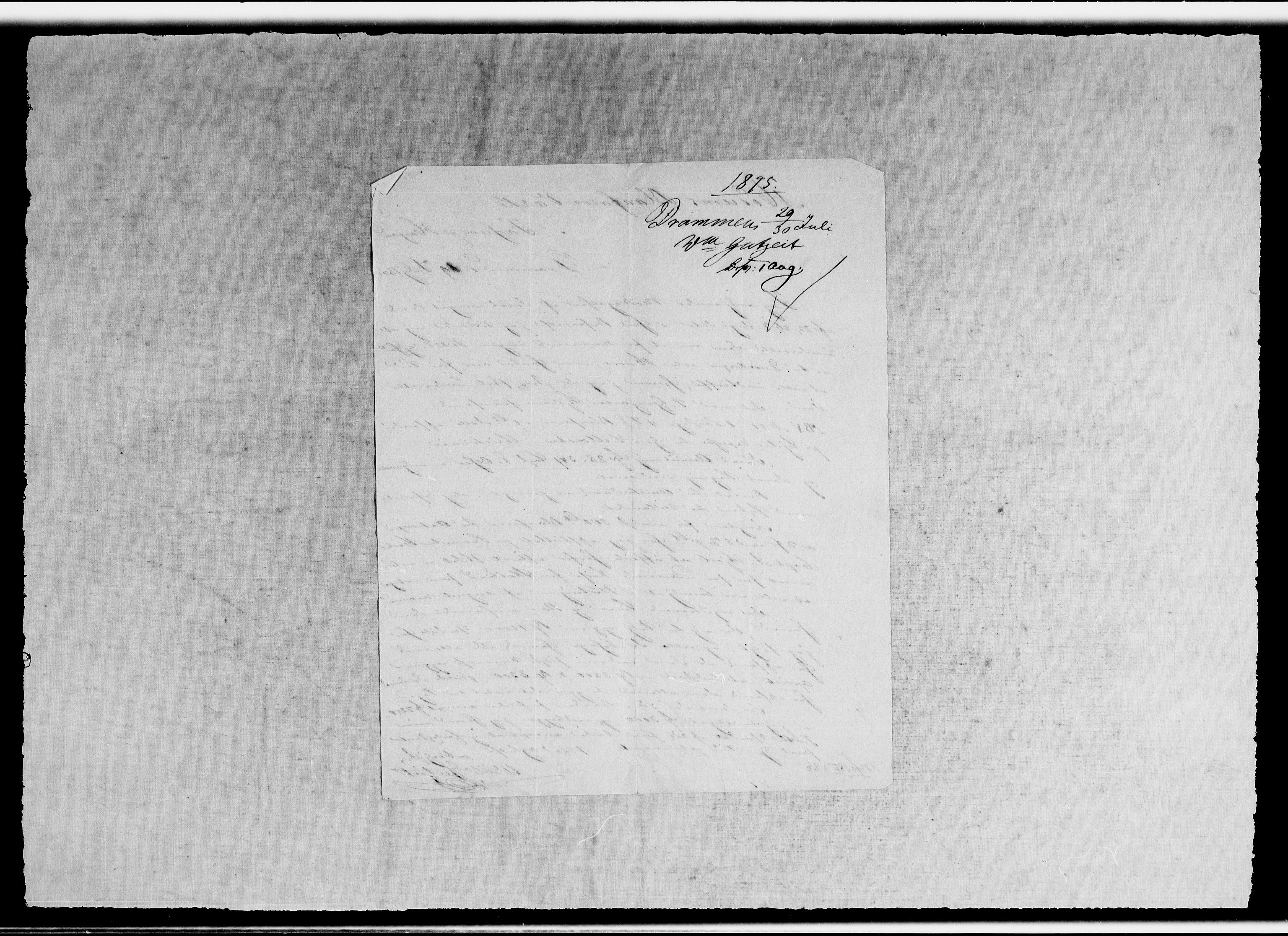 Modums Blaafarveværk, RA/PA-0157/G/Gb/L0130/0001: -- / Innkomne brev A - W, 1845-1846, s. 3