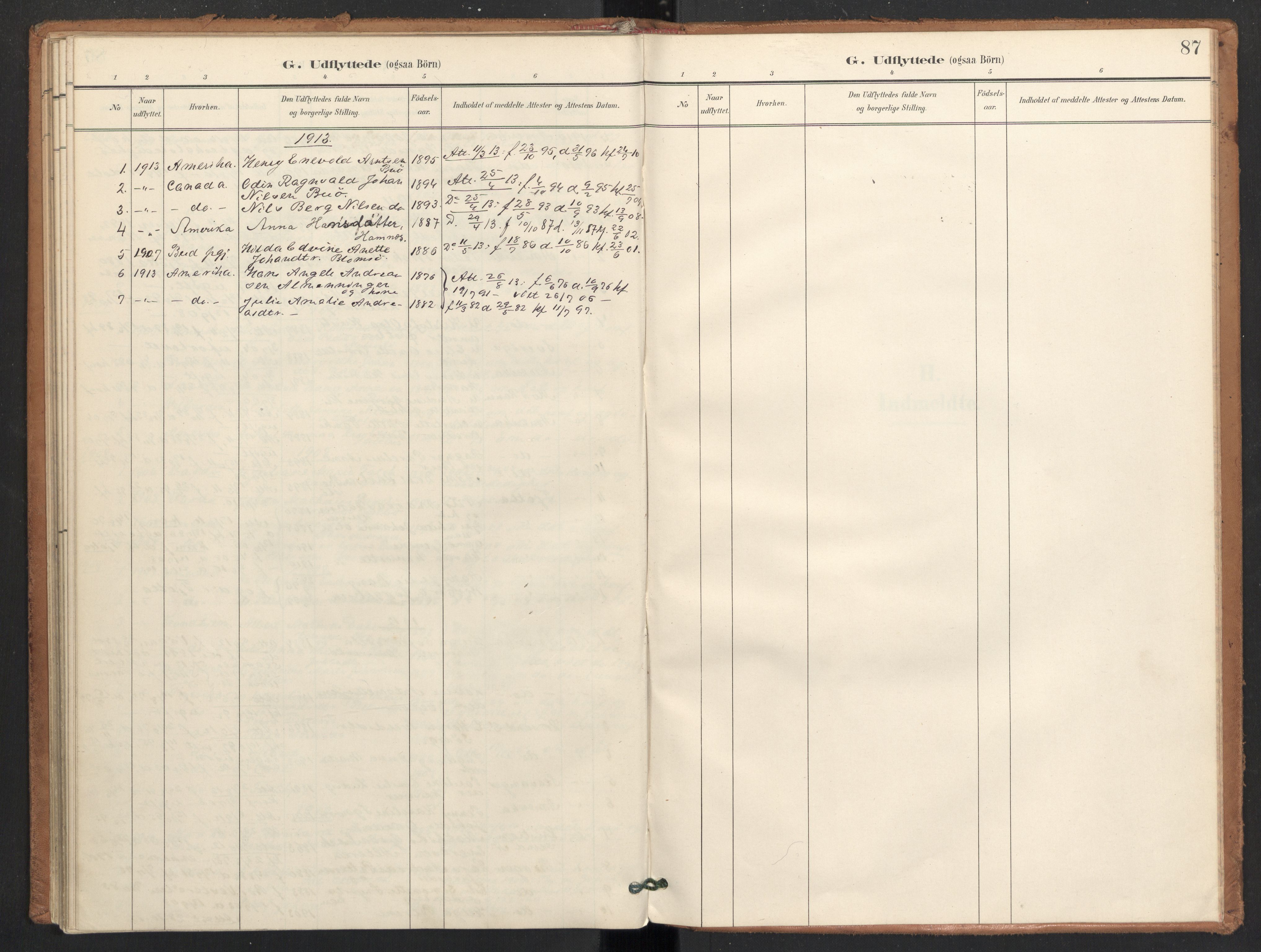 Ministerialprotokoller, klokkerbøker og fødselsregistre - Nordland, AV/SAT-A-1459/830/L0454: Ministerialbok nr. 830A18, 1897-1913, s. 87