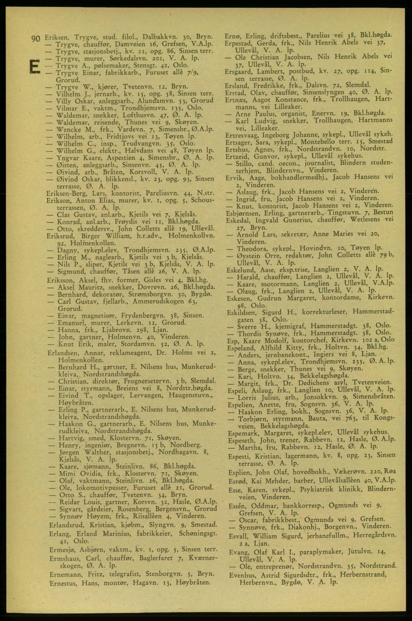 Aker adressebok/adressekalender, PUBL/001/A/006: Aker adressebok, 1937-1938, s. 90