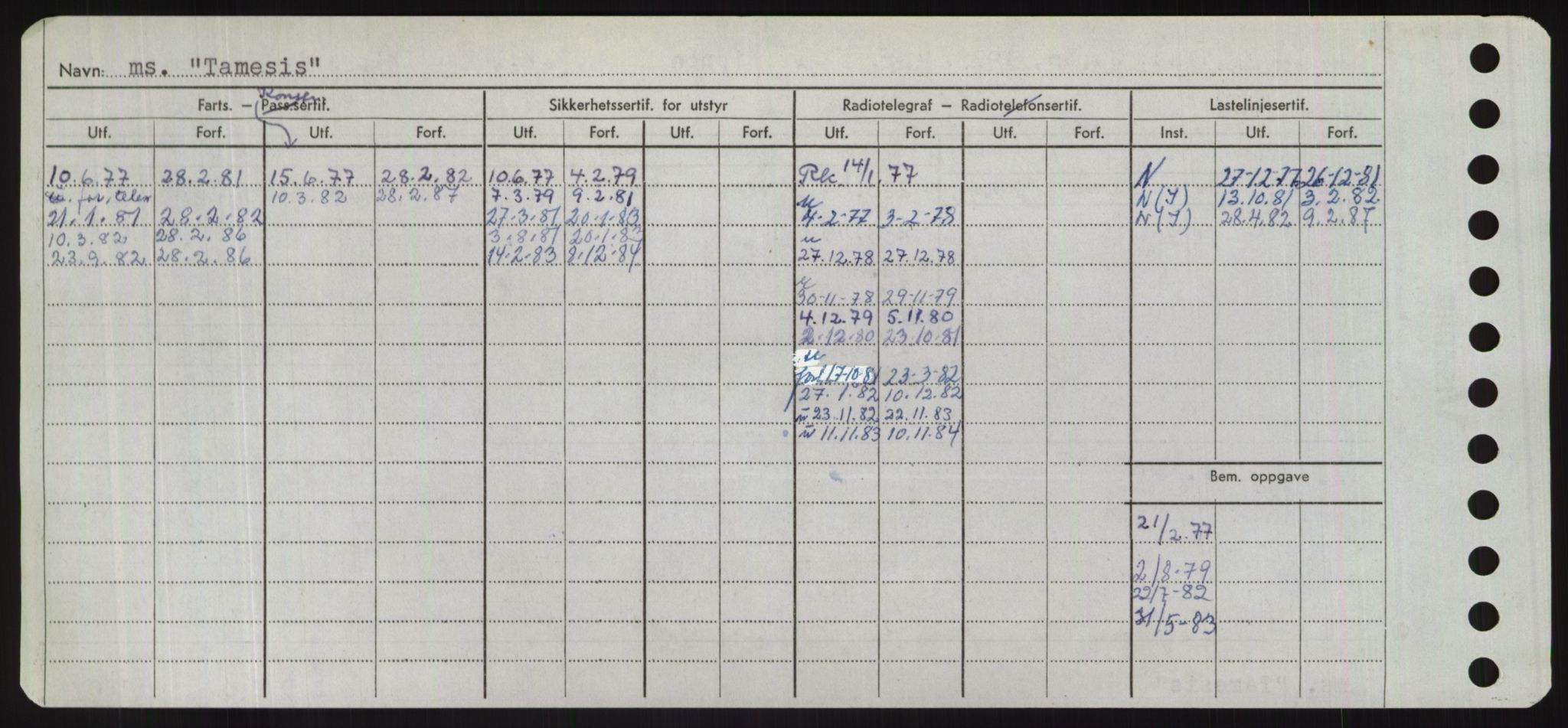 Sjøfartsdirektoratet med forløpere, Skipsmålingen, RA/S-1627/H/Hd/L0038: Fartøy, T-Th, s. 130